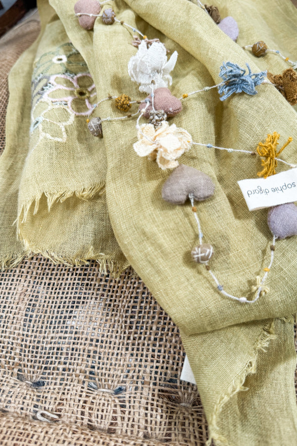 Sophie Digard | Delicate Linen Necklace | Patty