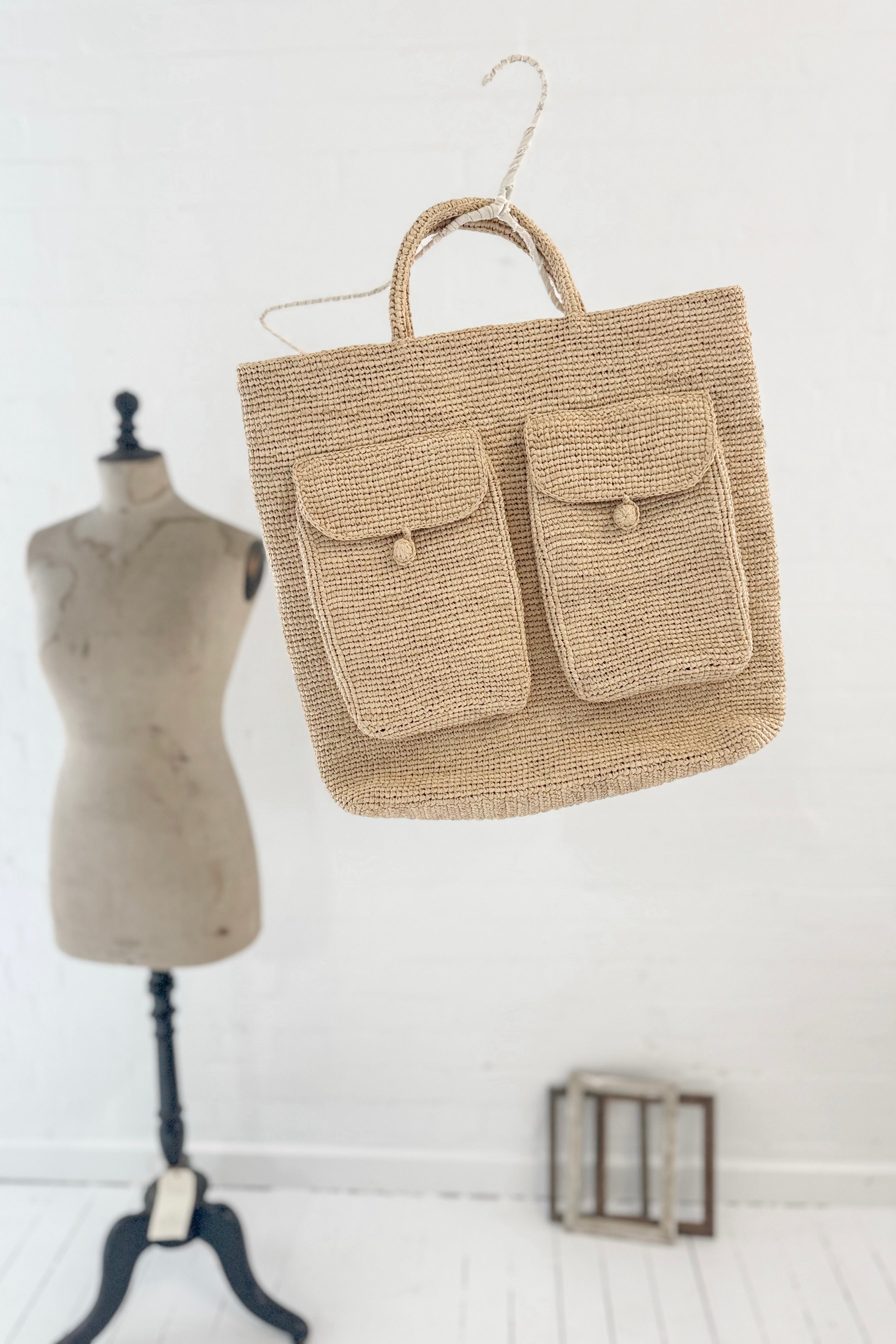 Sophie Digard | Raffia Pocket Tote | Stella