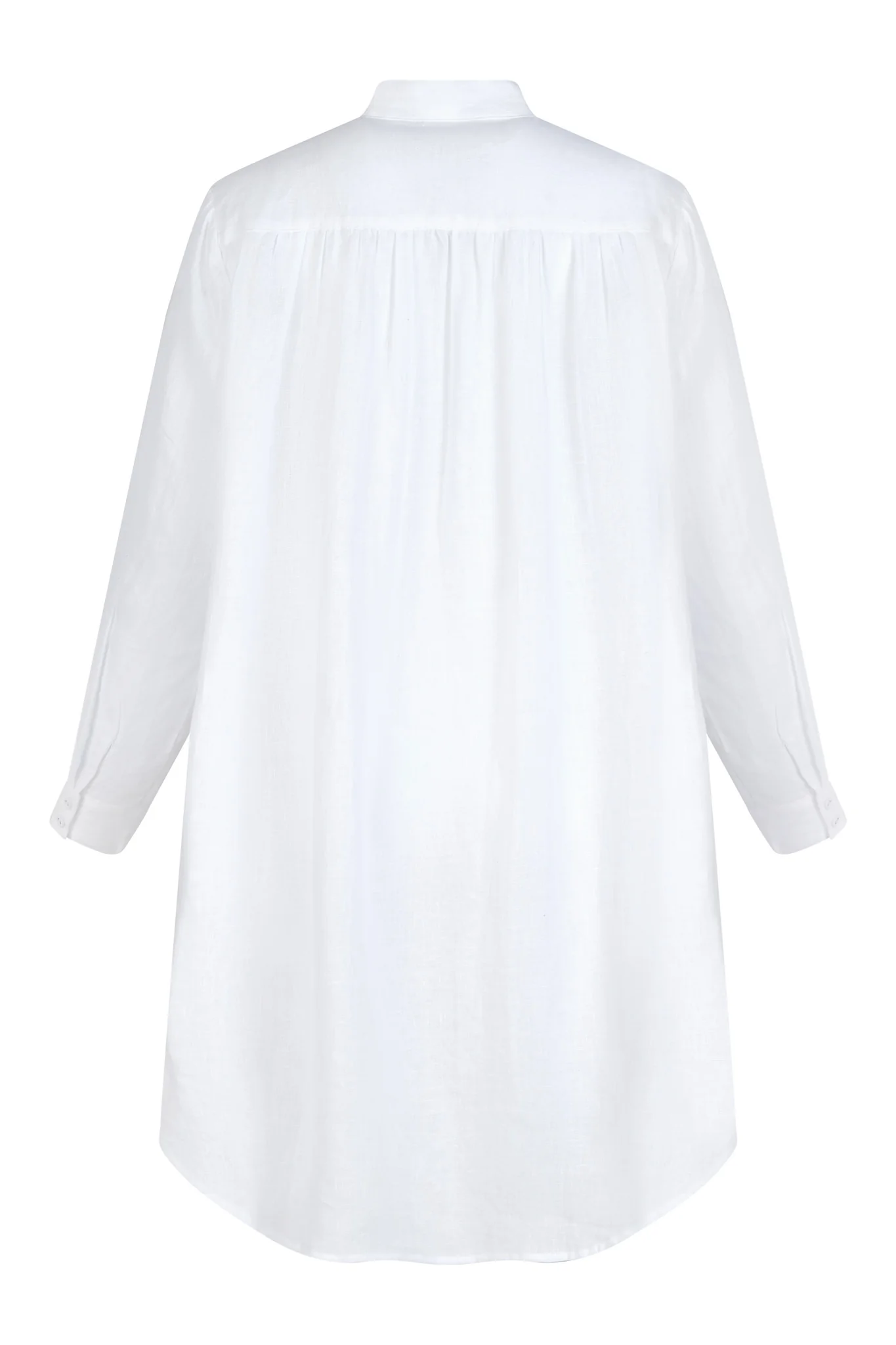 Ophelia Shirt Dress | White