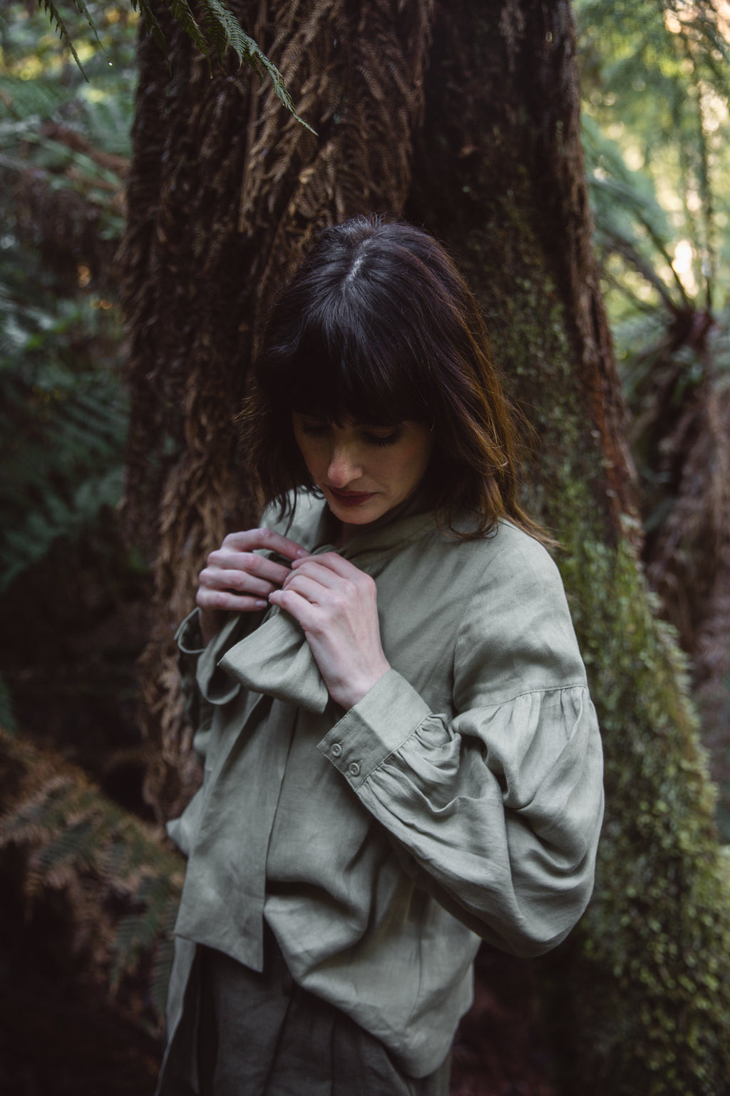 Franklin Blouse | Silver Sage