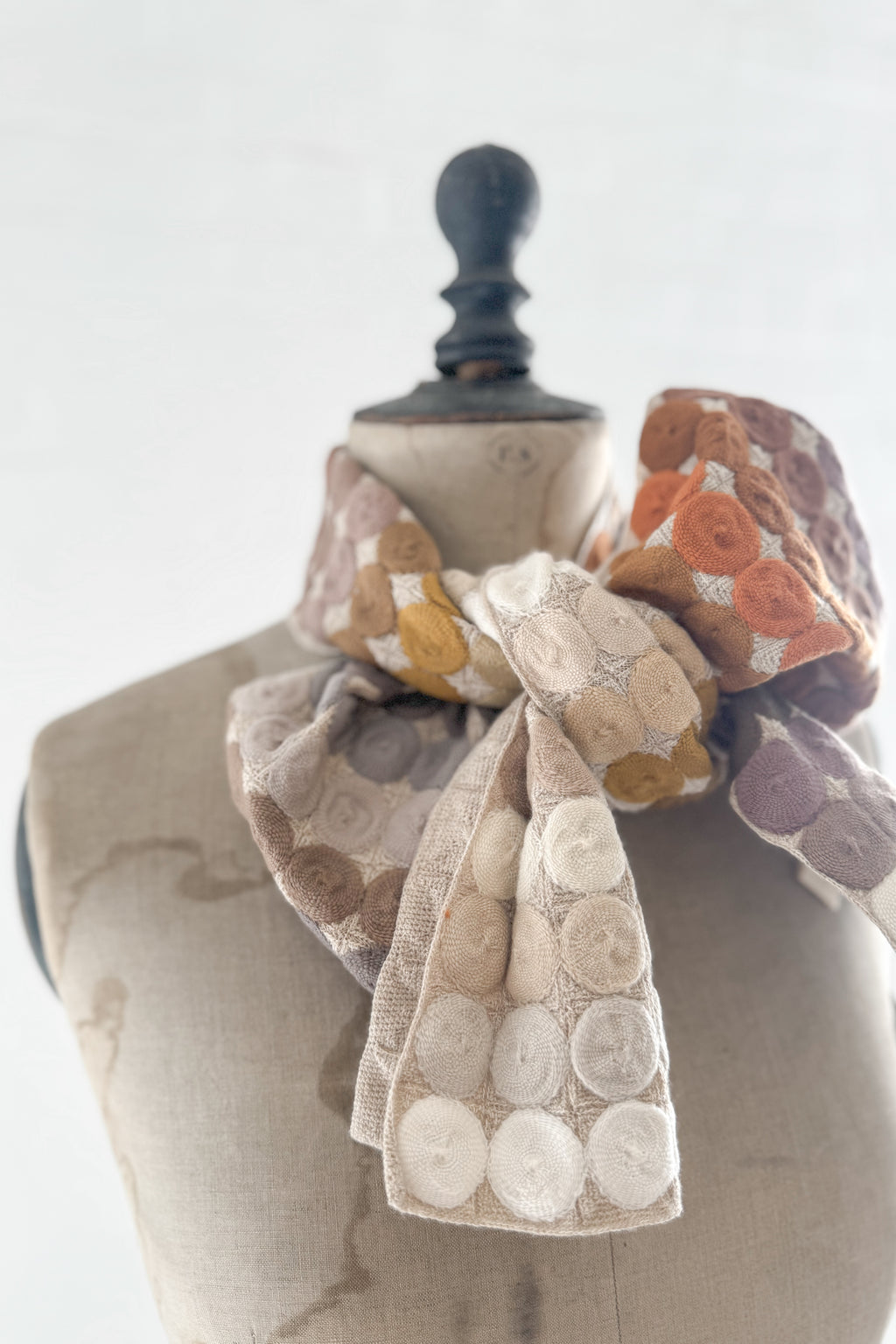 Sophie Digard | Wool Applique Scarf | Sarina