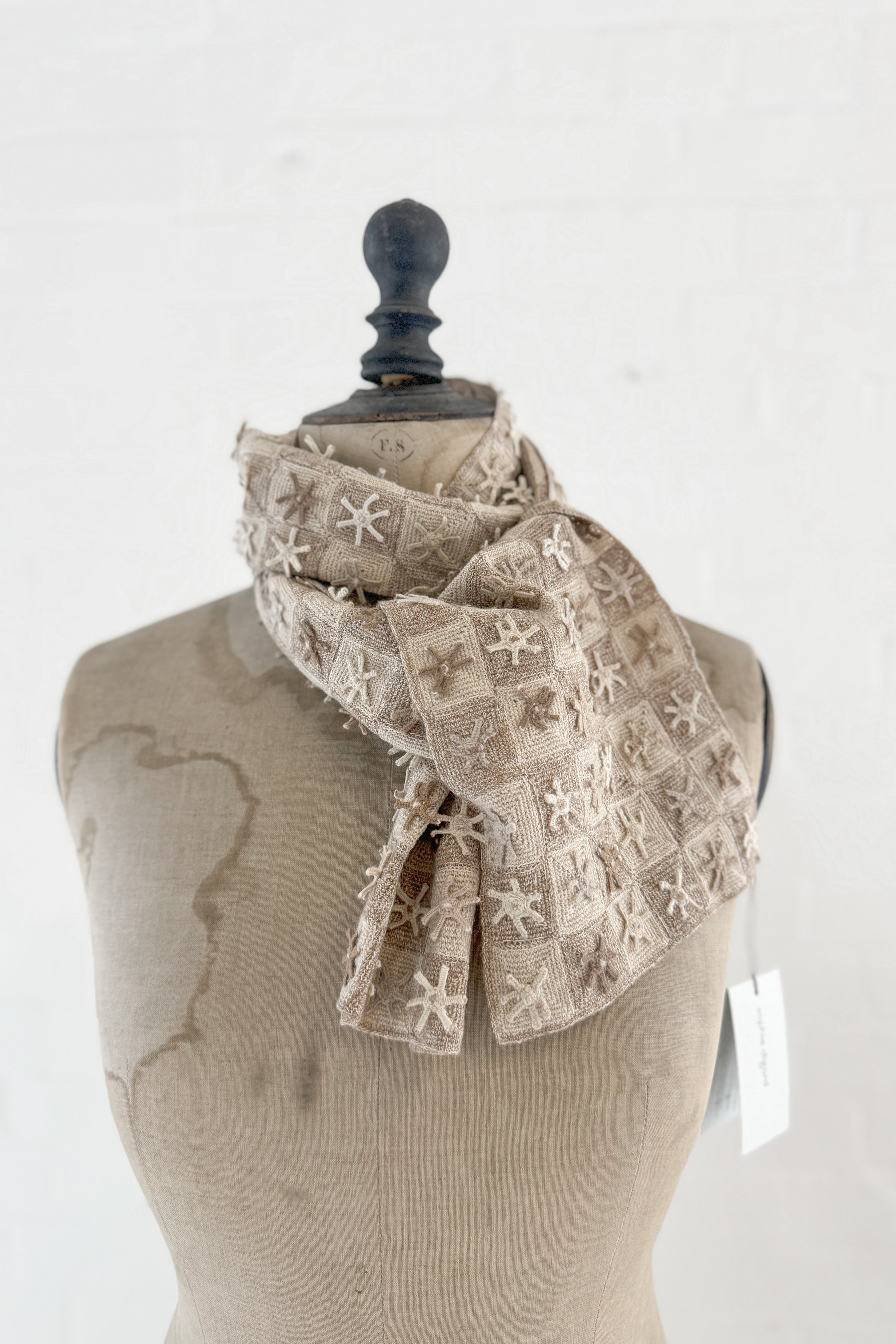 Sophie Digard | Wool Applique Scarf | Matilda