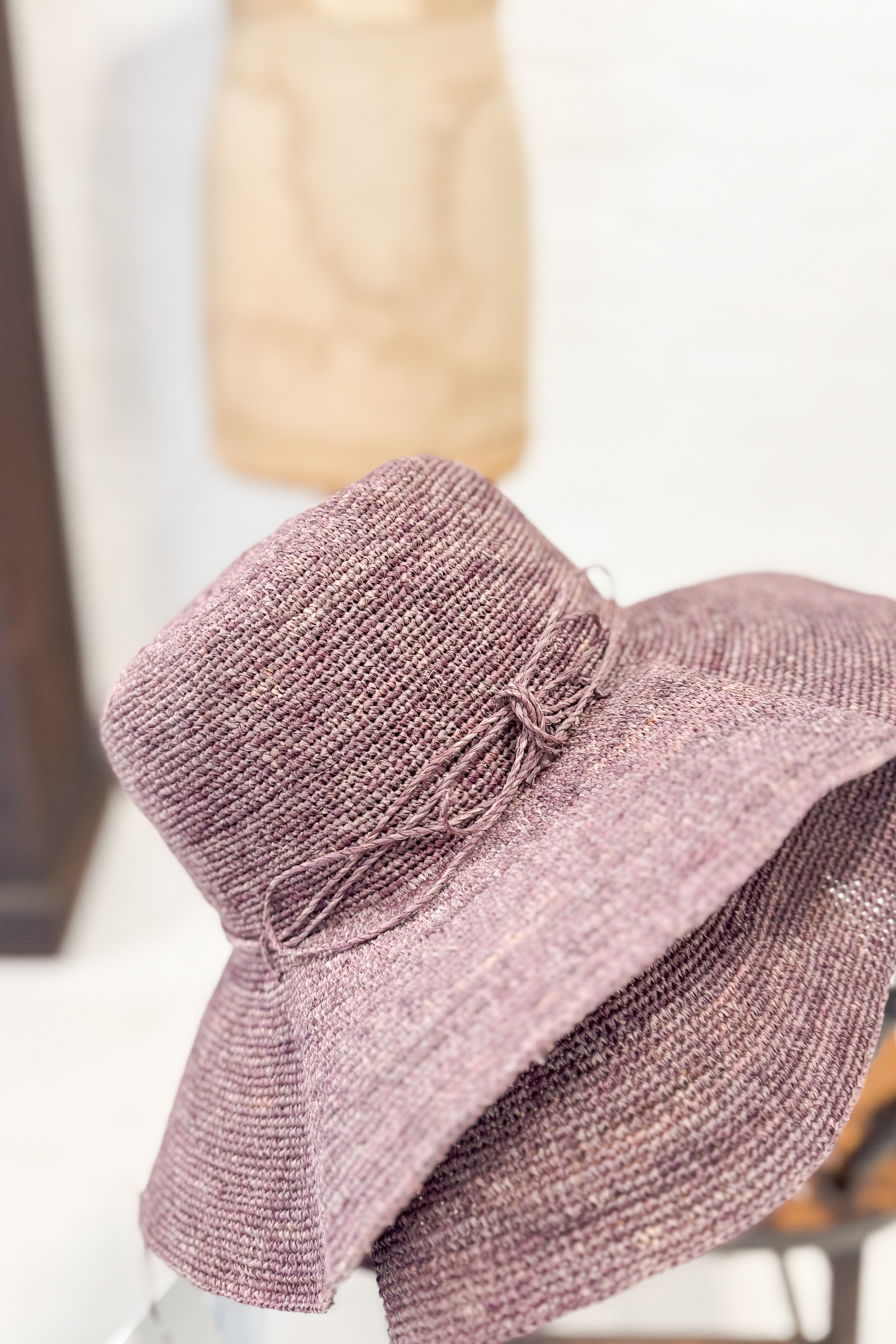 Sophie Digard | Fine Crochet Raffia Hat | Thistle