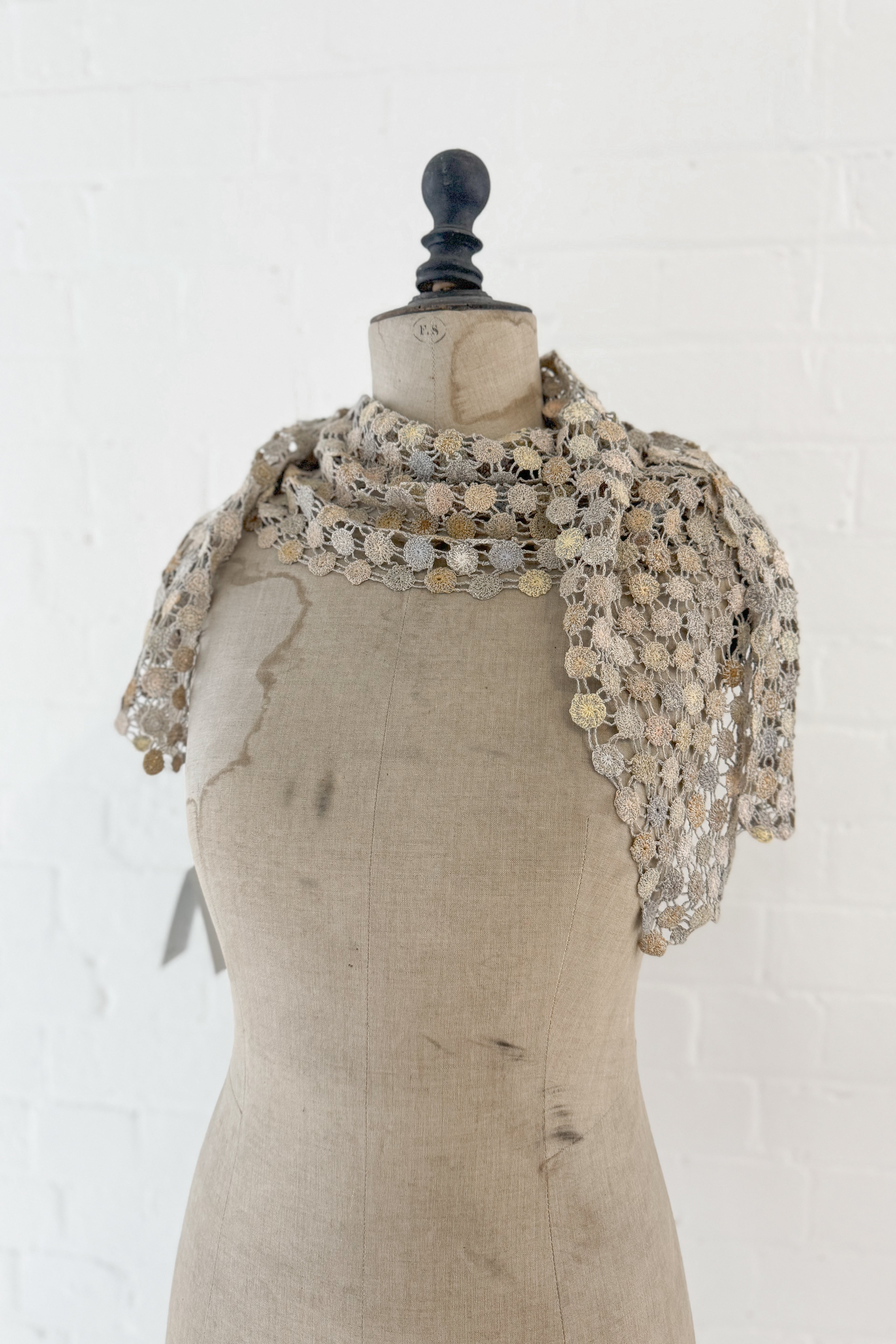 Sophie Digard | Linen Crochet Scarf | Priscilla