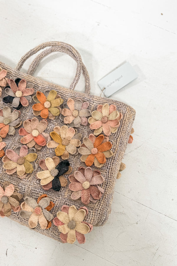 Sophie Digard | Crochet Raffia Floral Bag | Maddie