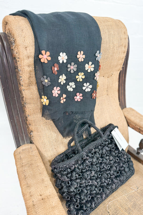 Sophie Digard | Crochet Raffia Flower Bag | Delphine