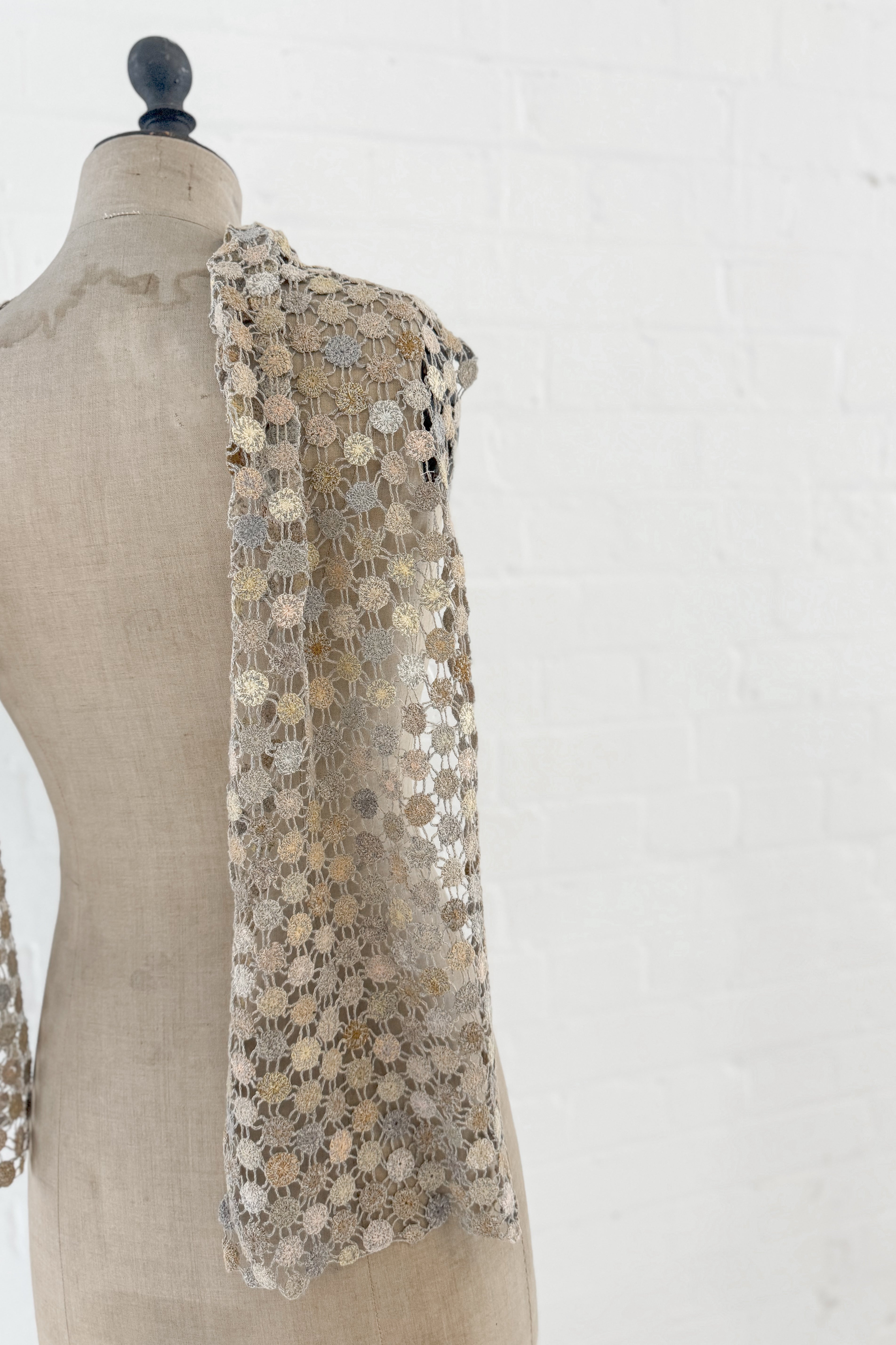 Sophie Digard | Linen Crochet Scarf | Priscilla