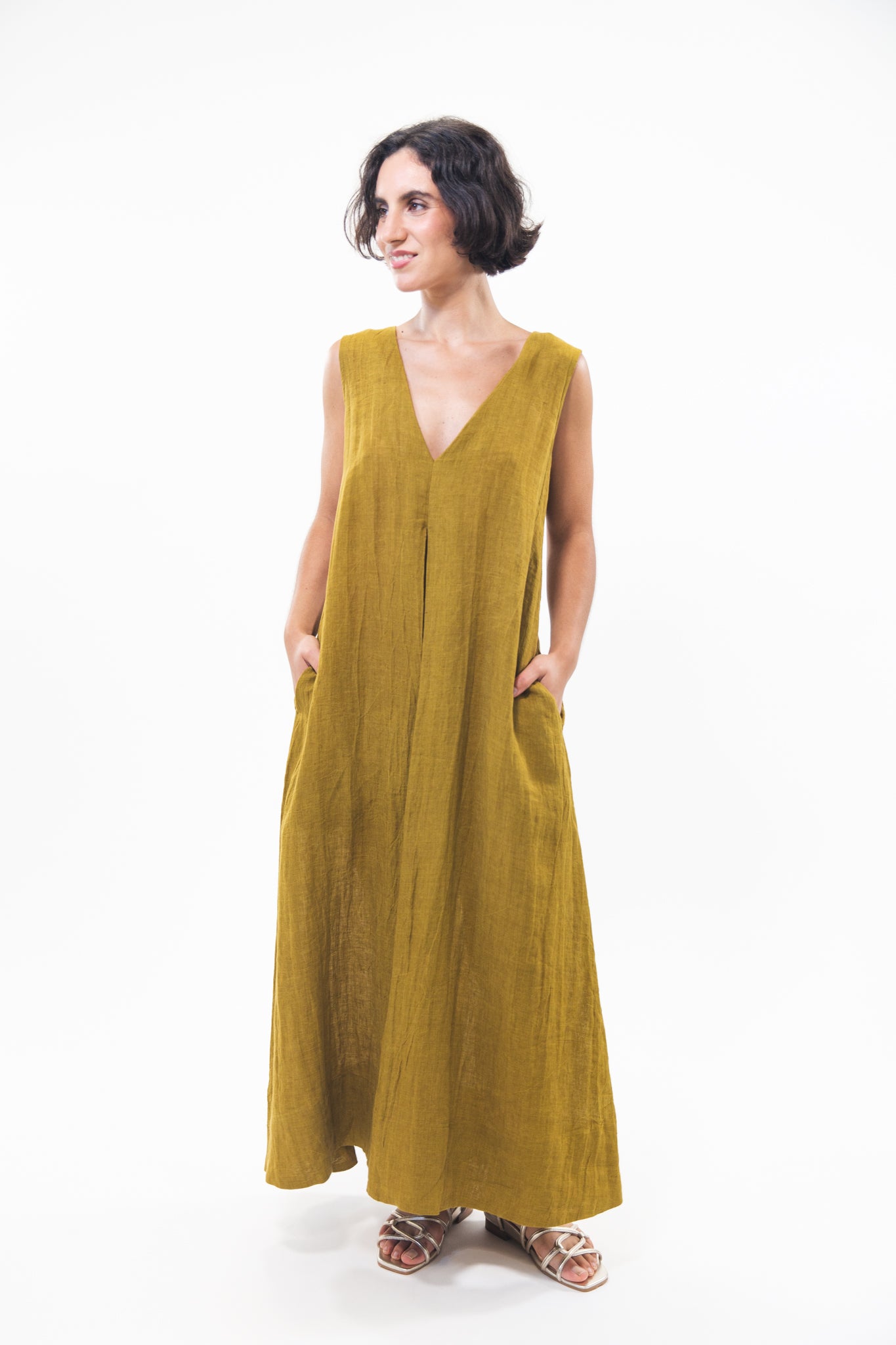 Albert Dress | Antique Moss