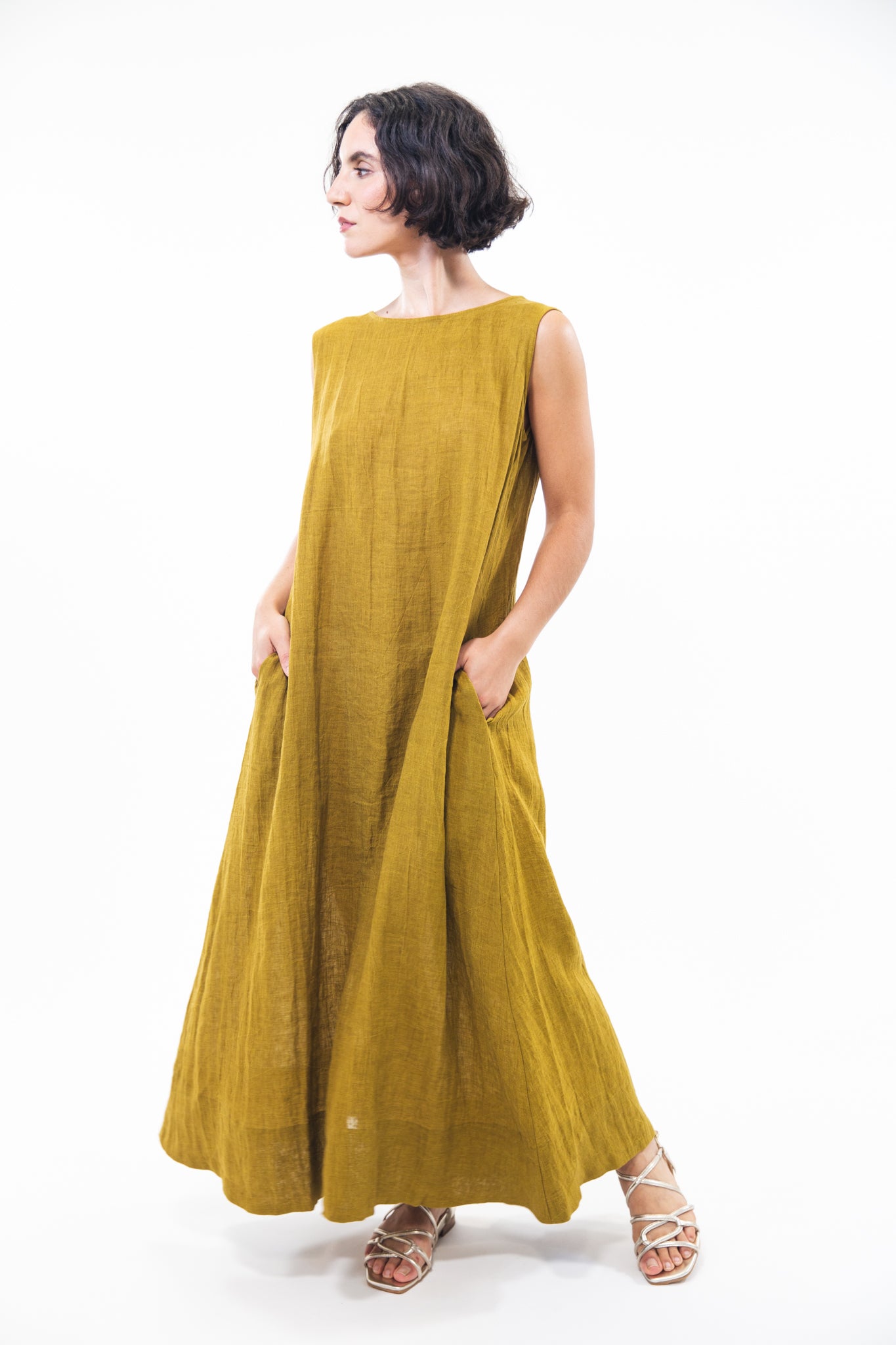 Albert Dress | Antique Moss