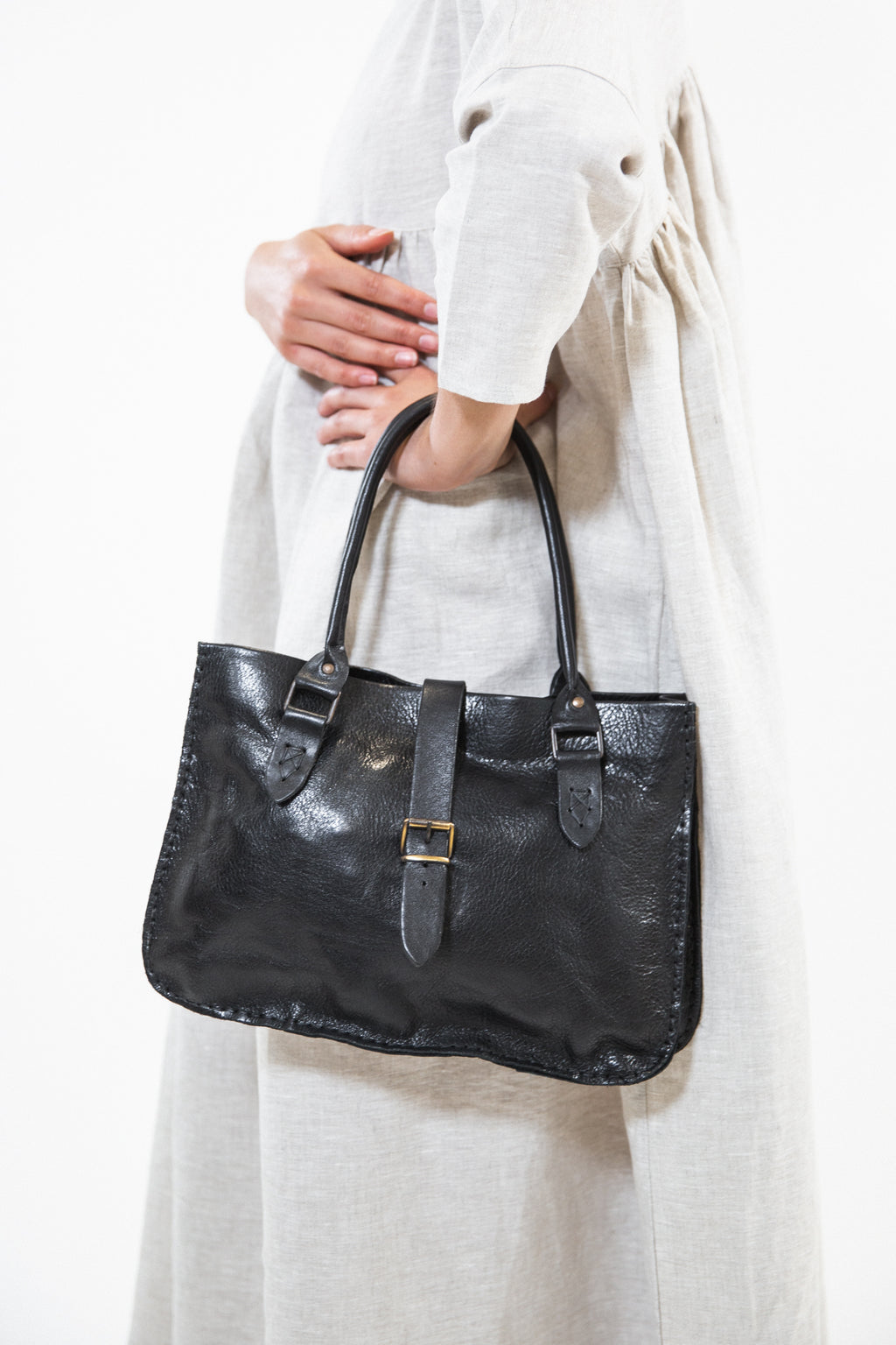 Ink Olives | Amsterdam Bag | Black