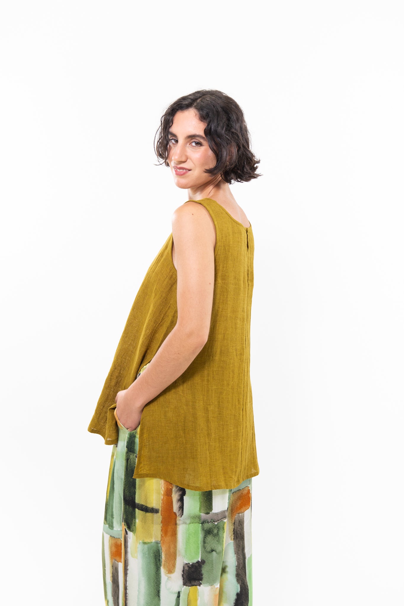 Asher Top | Antique Moss