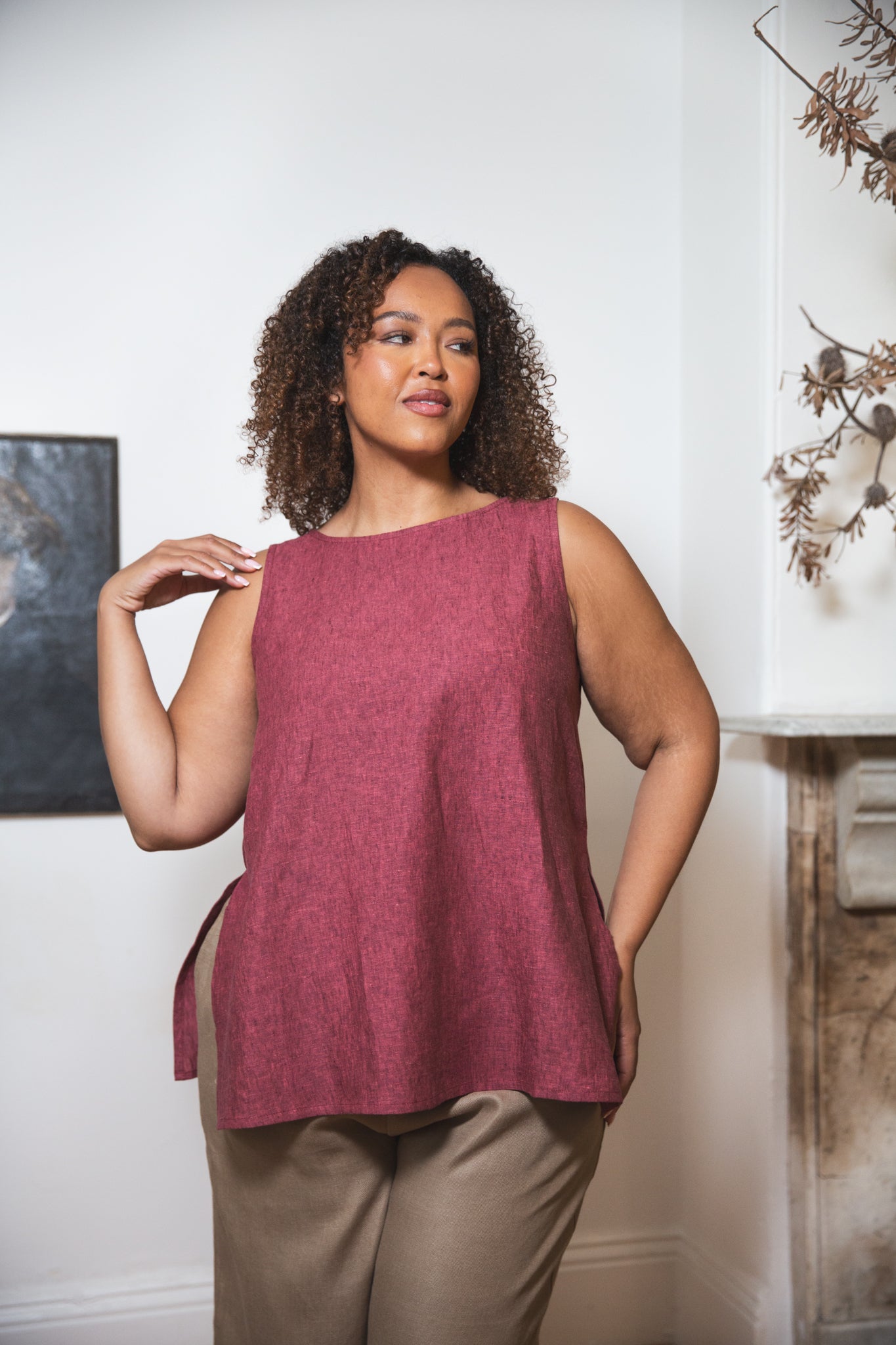 Asher Top | Peony