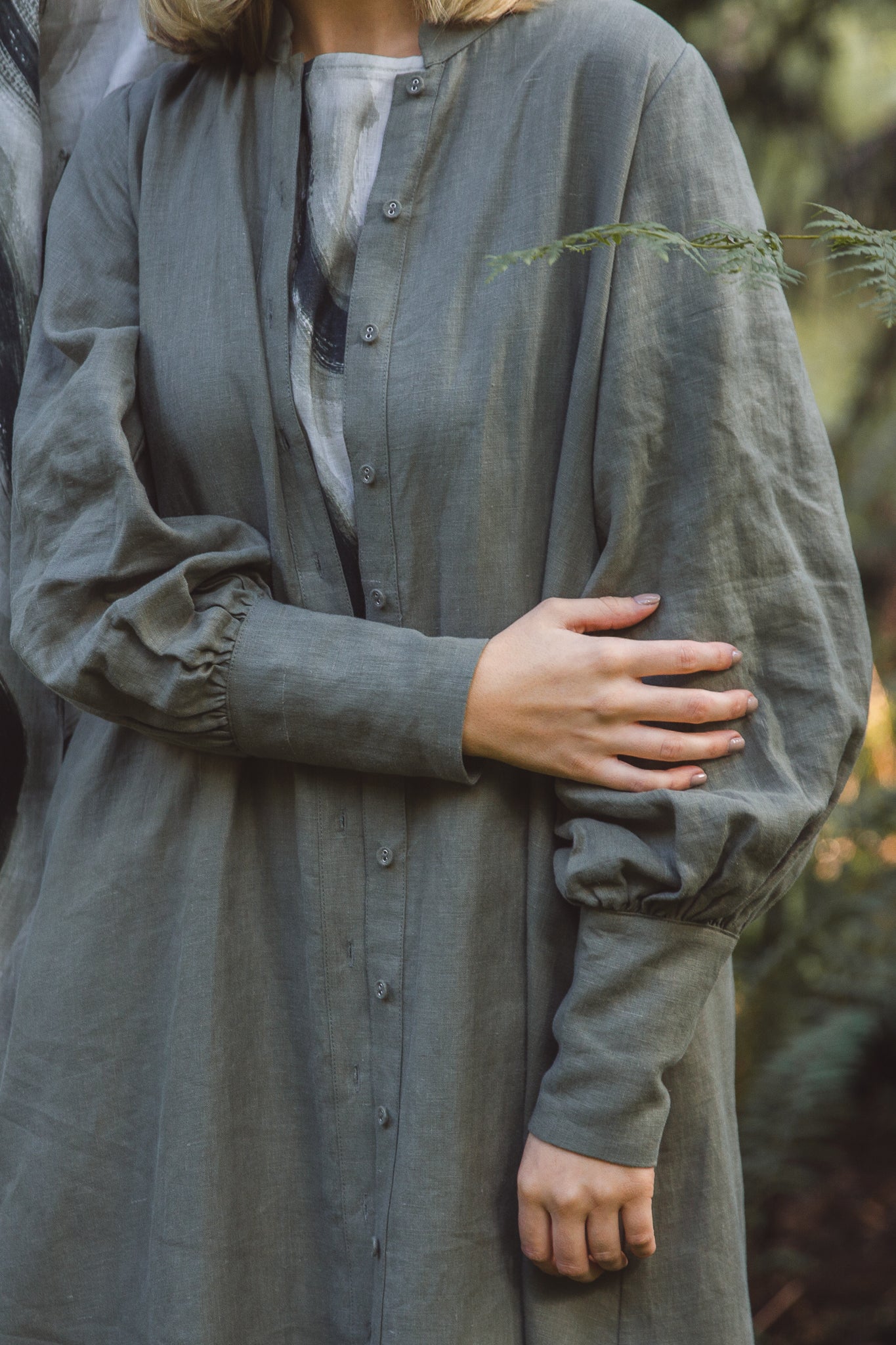 Atticus Dress | Winter Moss