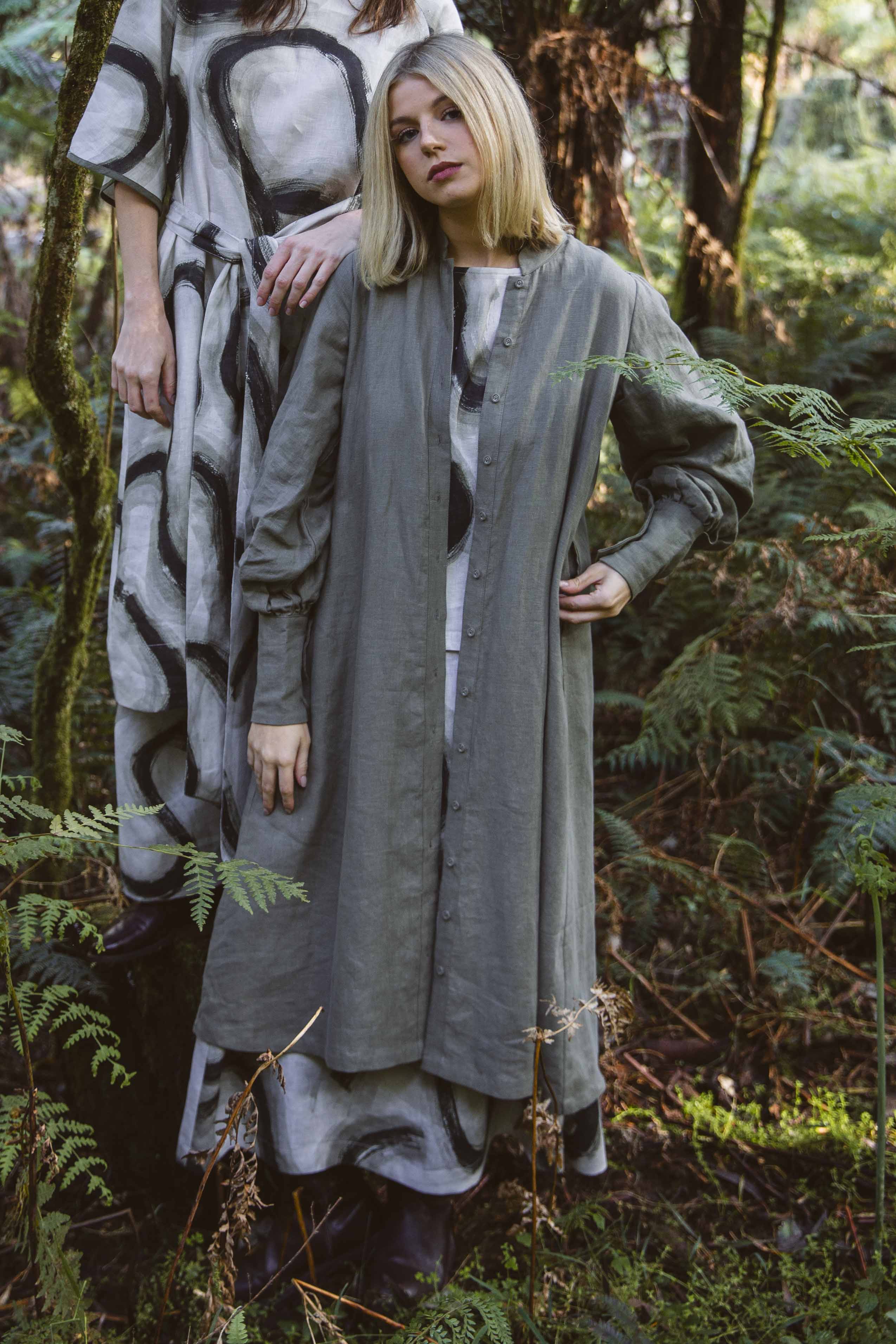 Atticus Dress | Winter Moss