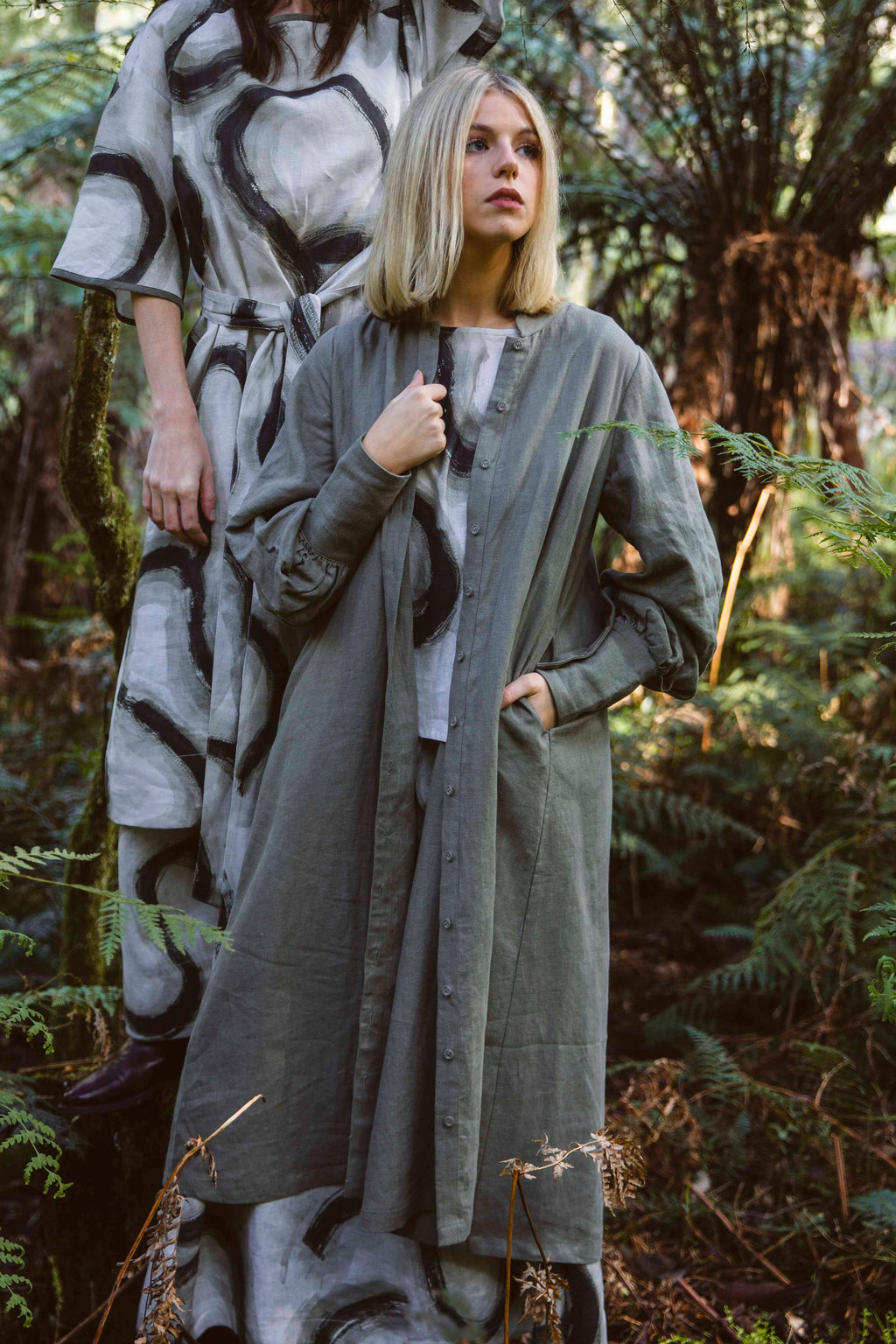 Atticus Dress | Winter Moss