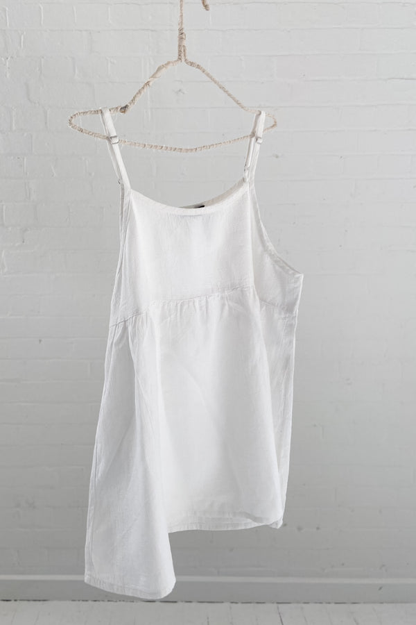 GW | Dolly Top | White Cheesecloth | M/L