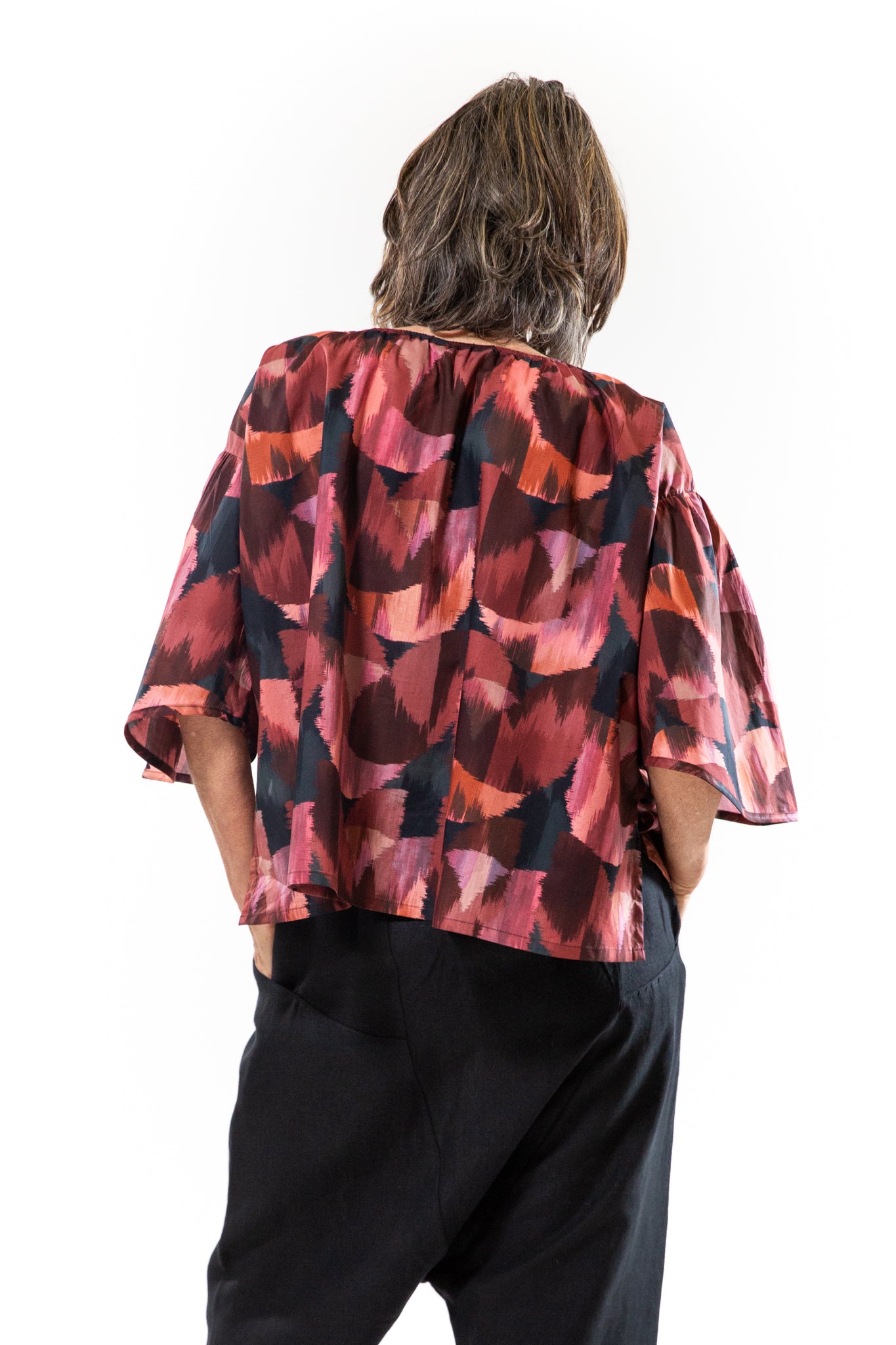 Beatrice Top | Ikat Tulip