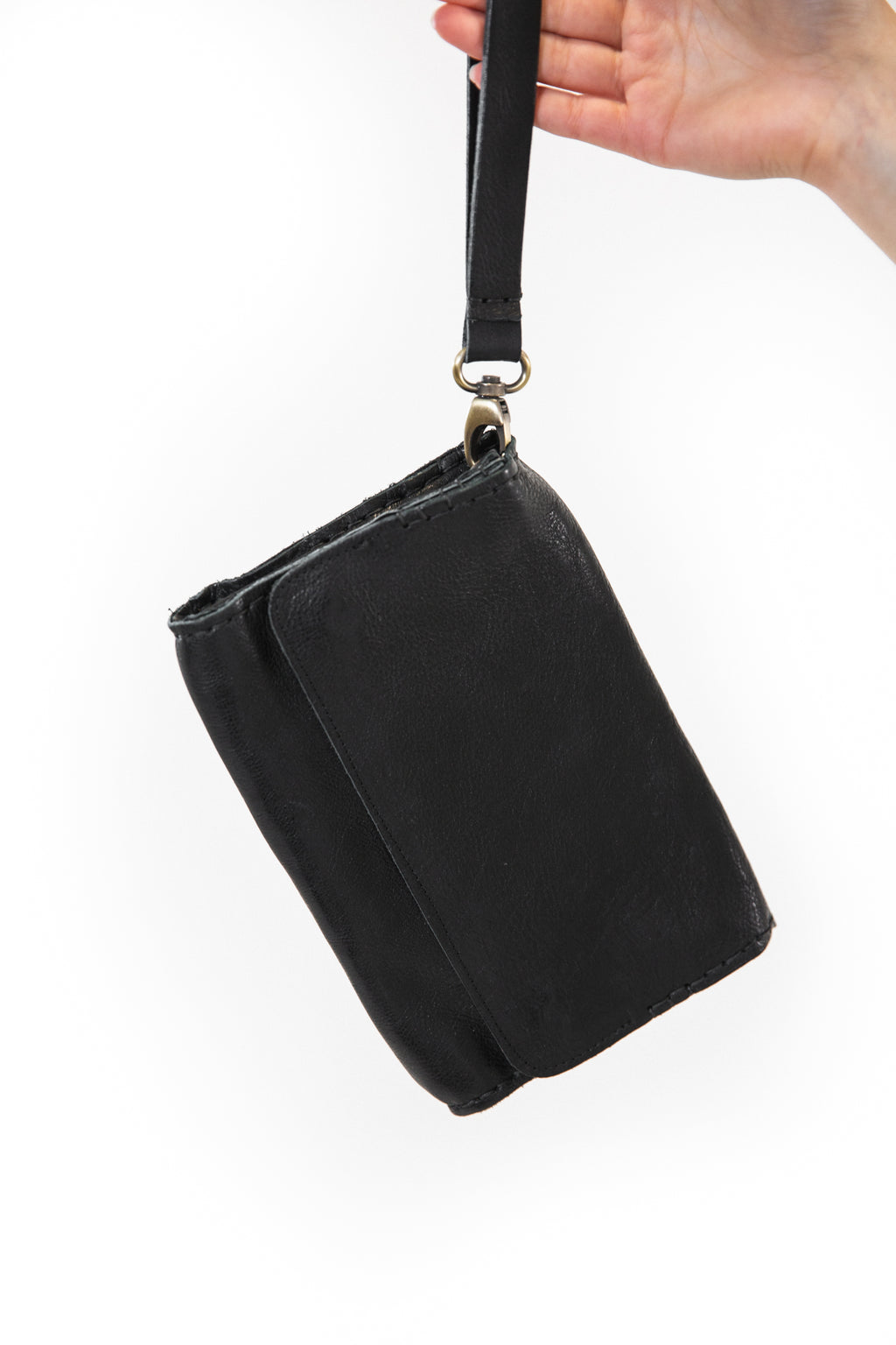 Ink Olives | Borsellino Clutch | Black