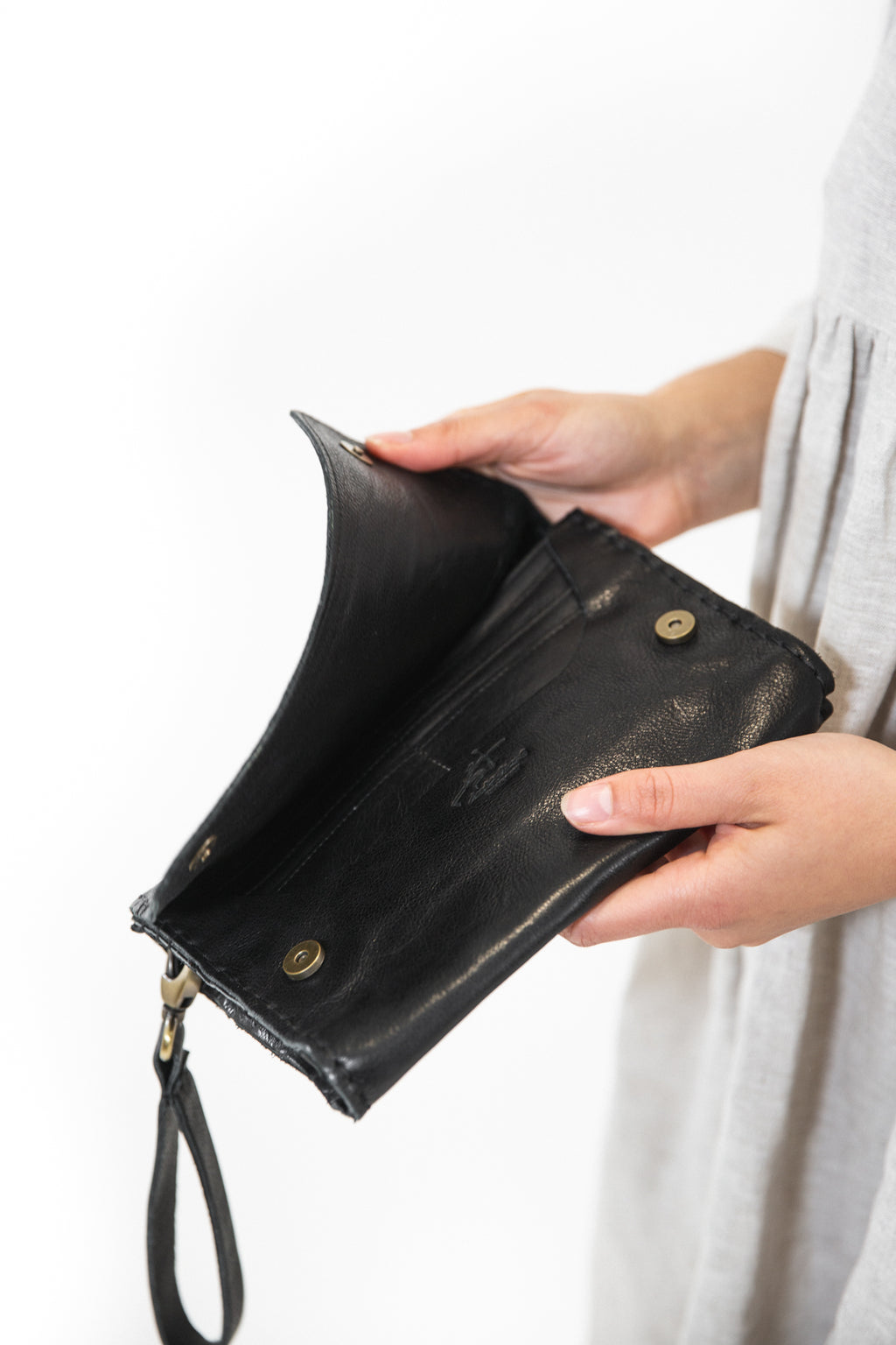 Ink Olives | Borsellino Clutch | Black