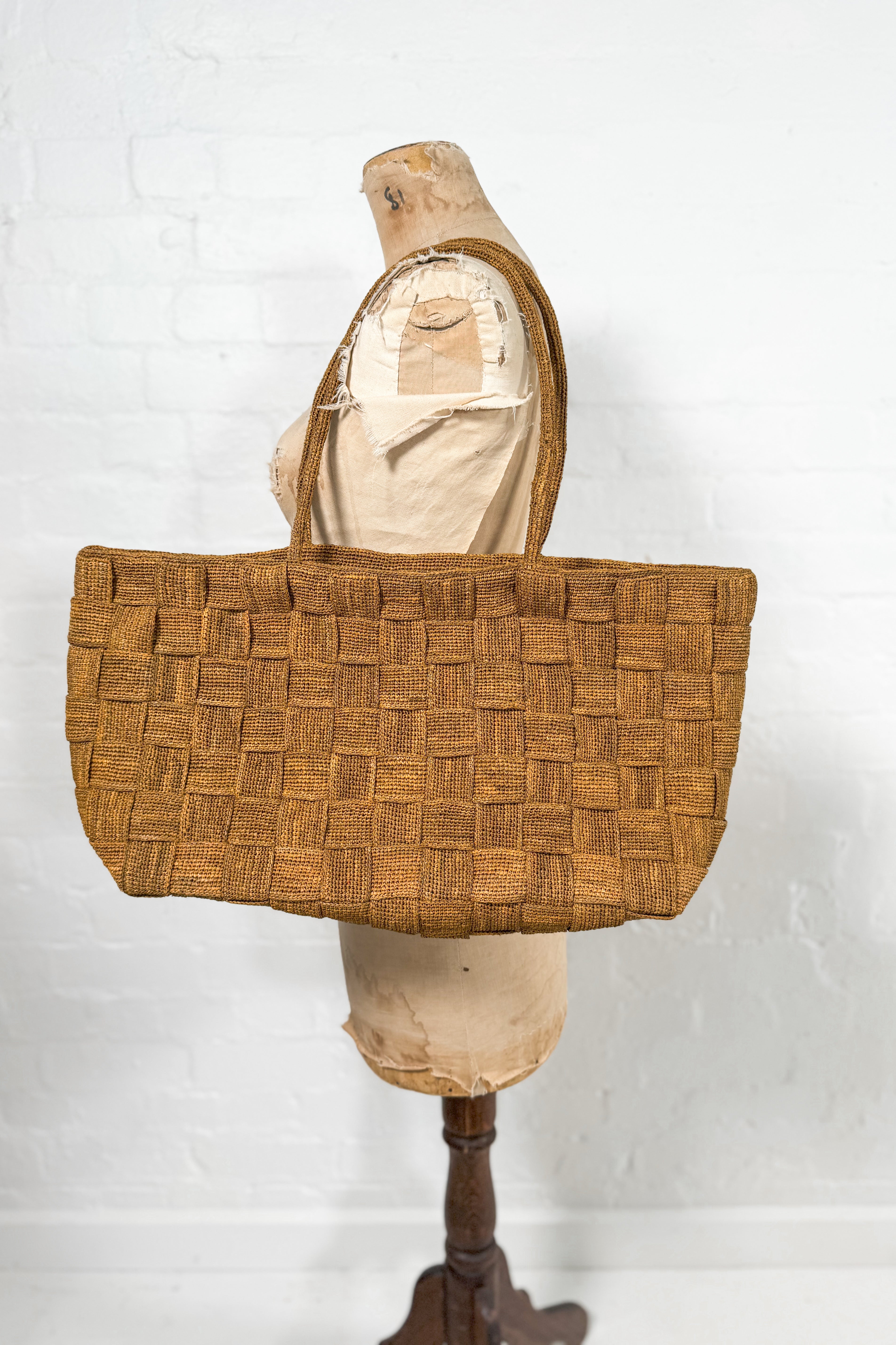 Sophie Digard | Woven Basket Weave Tote Bag | Stephanie