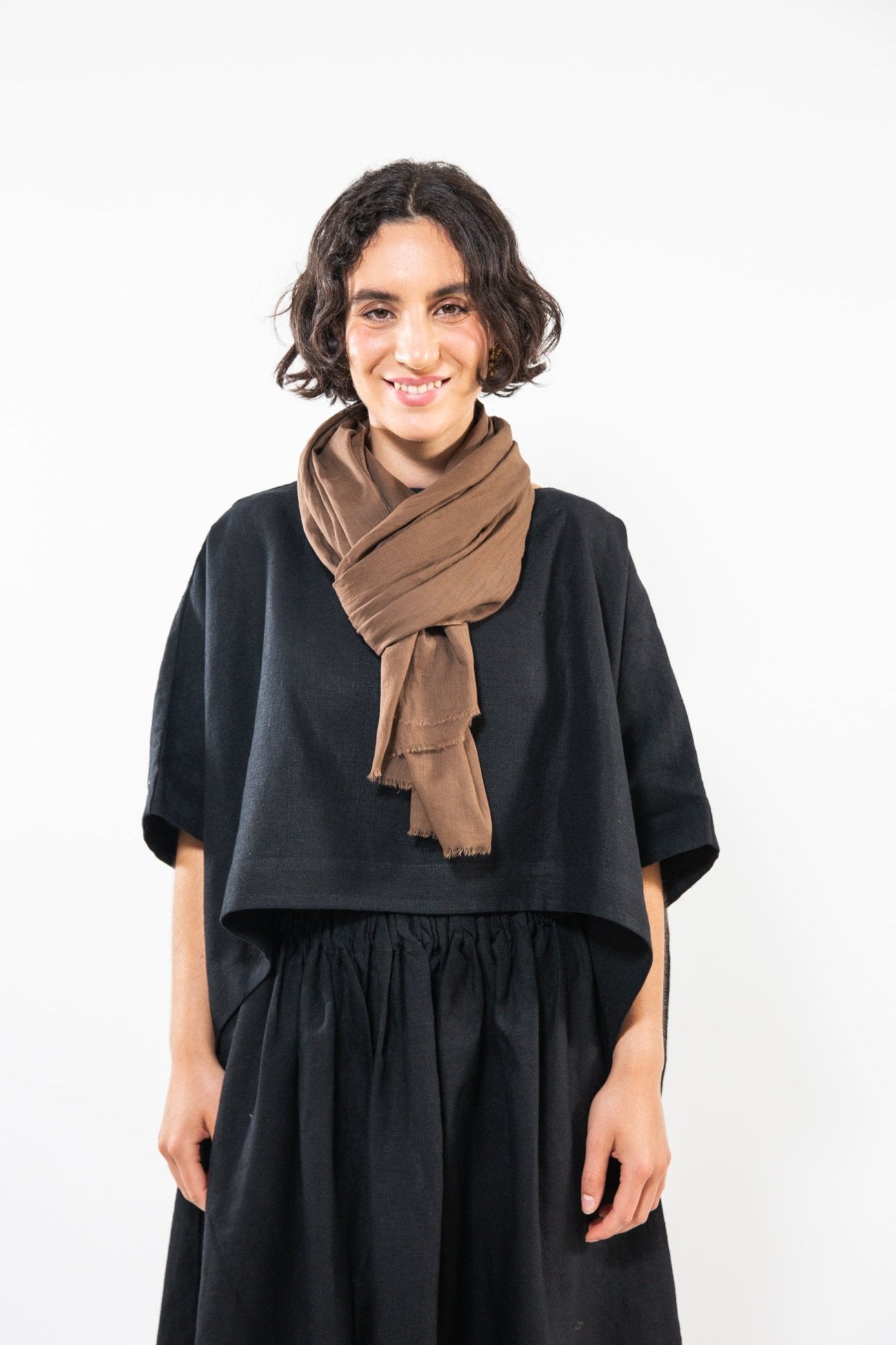 Cotton Scarf | Cocoa