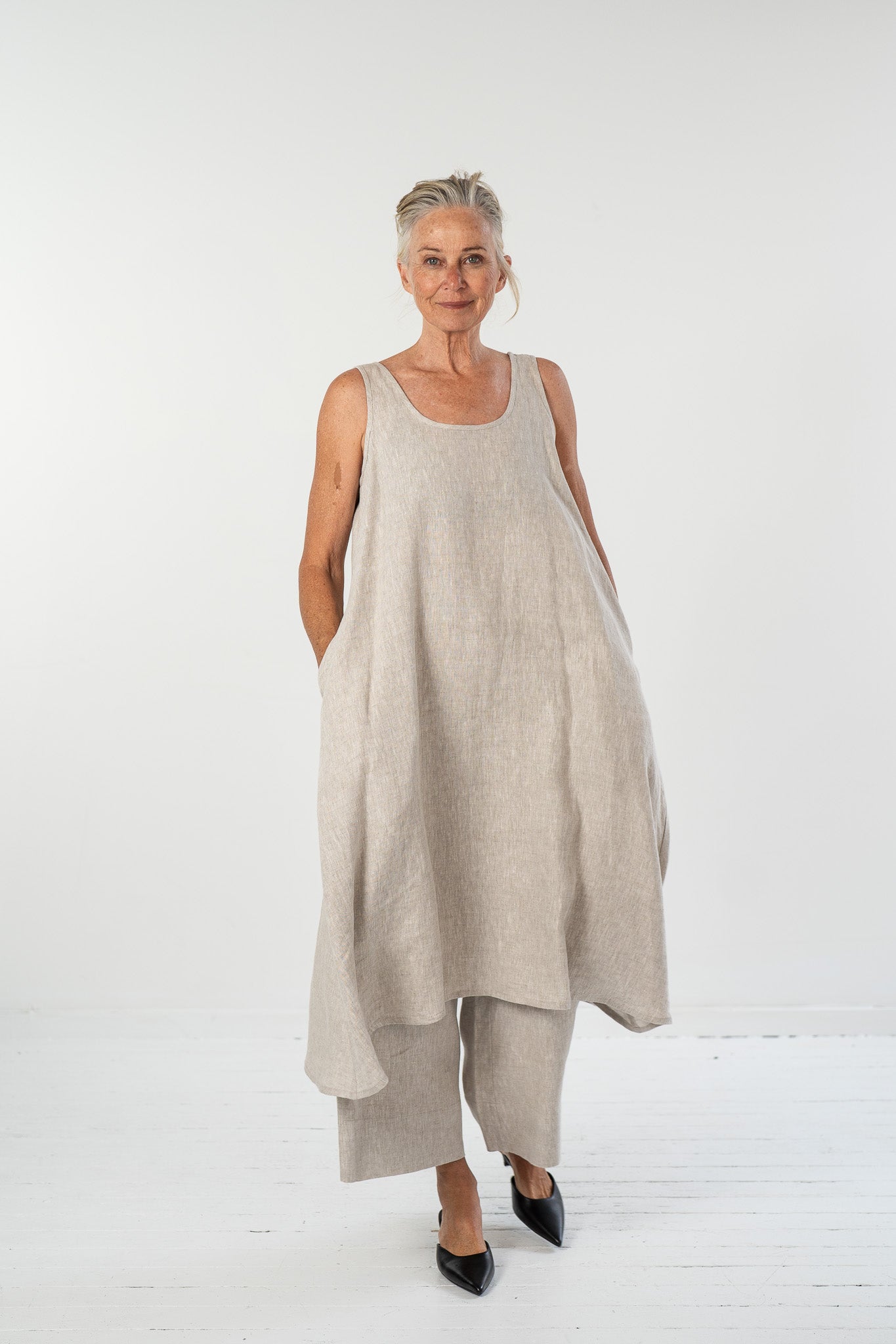 Danni Slip Dress | Neutral