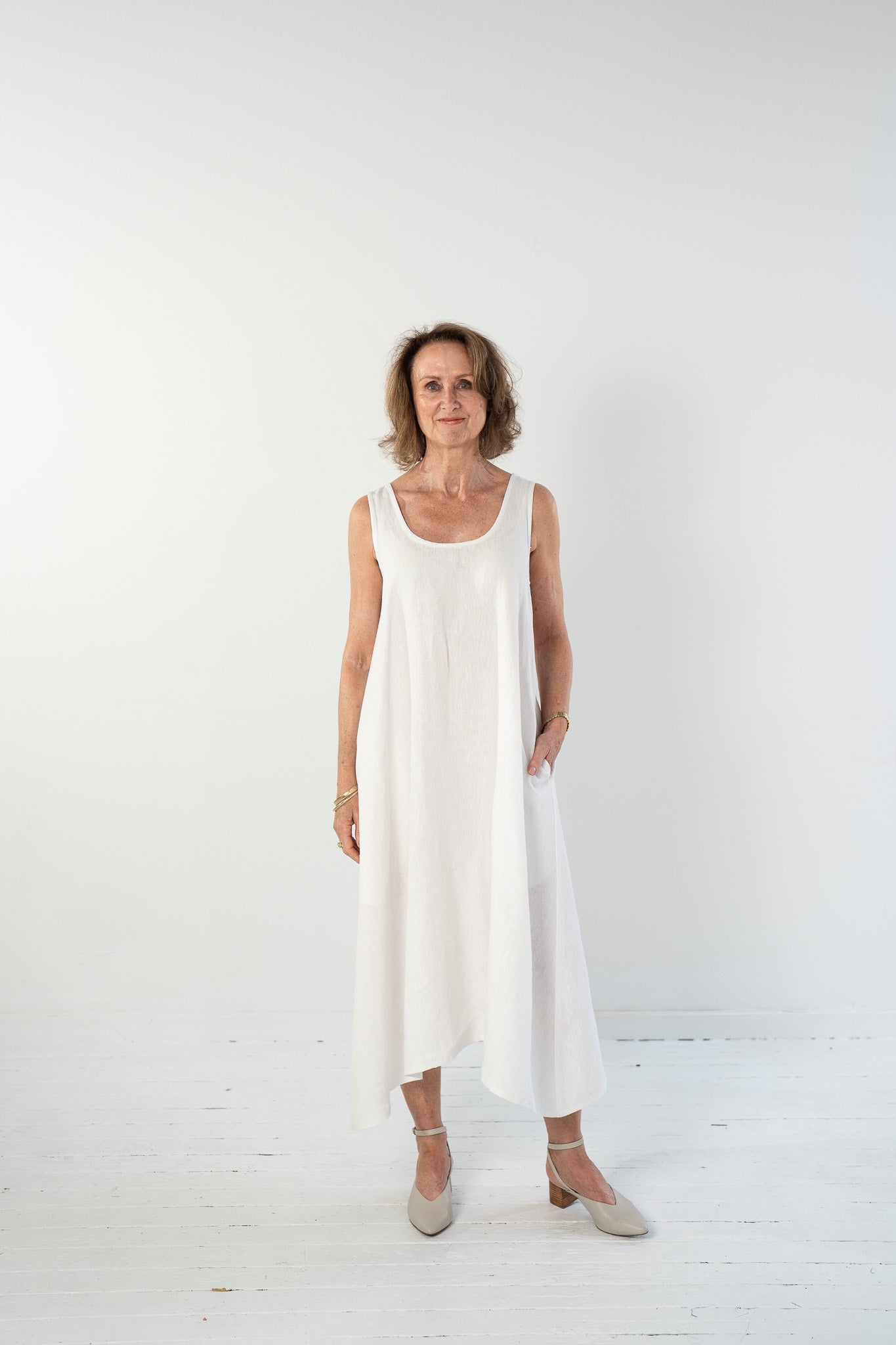 Danni Slip Dress | White