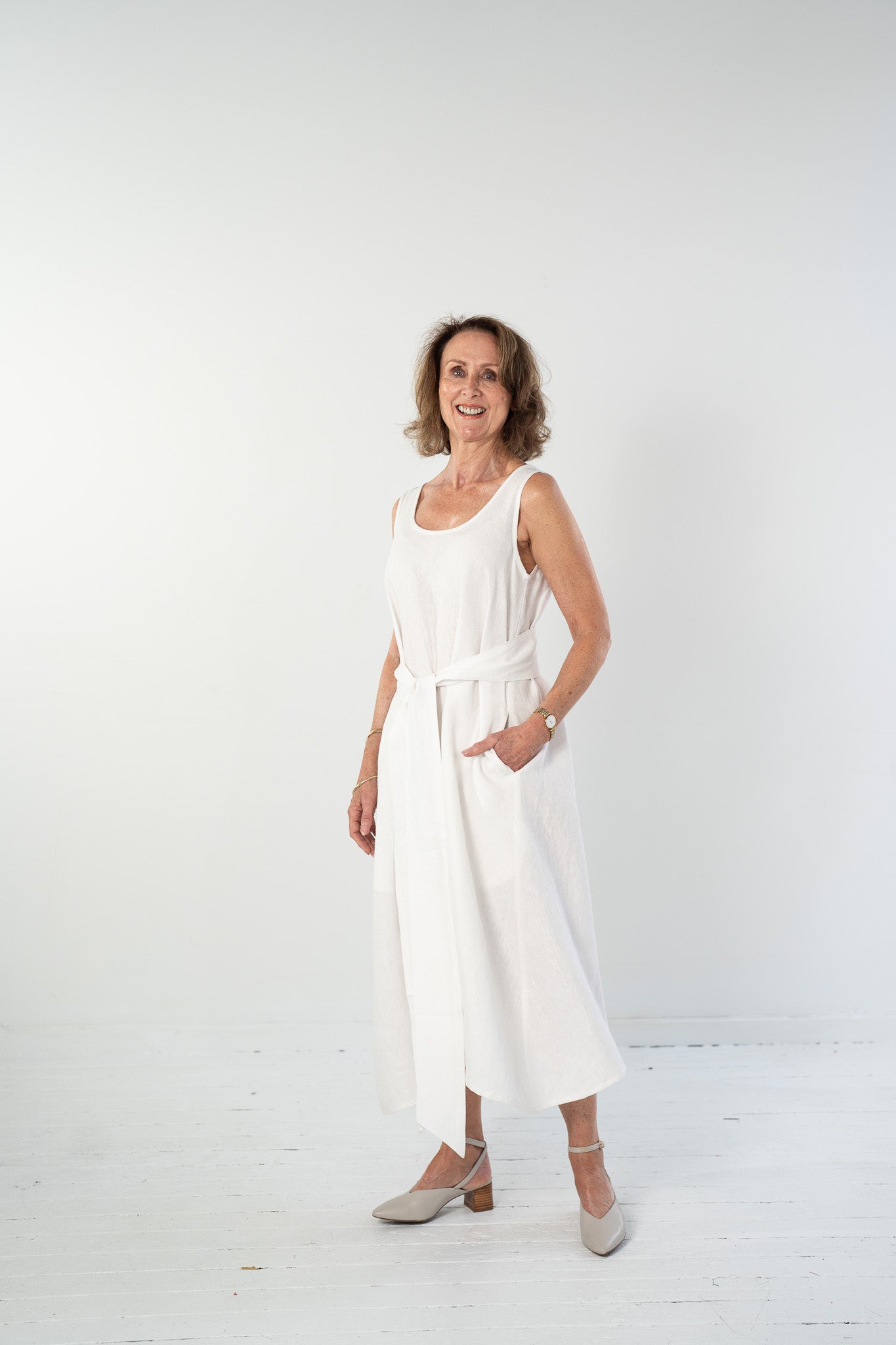 Danni Slip Dress | White