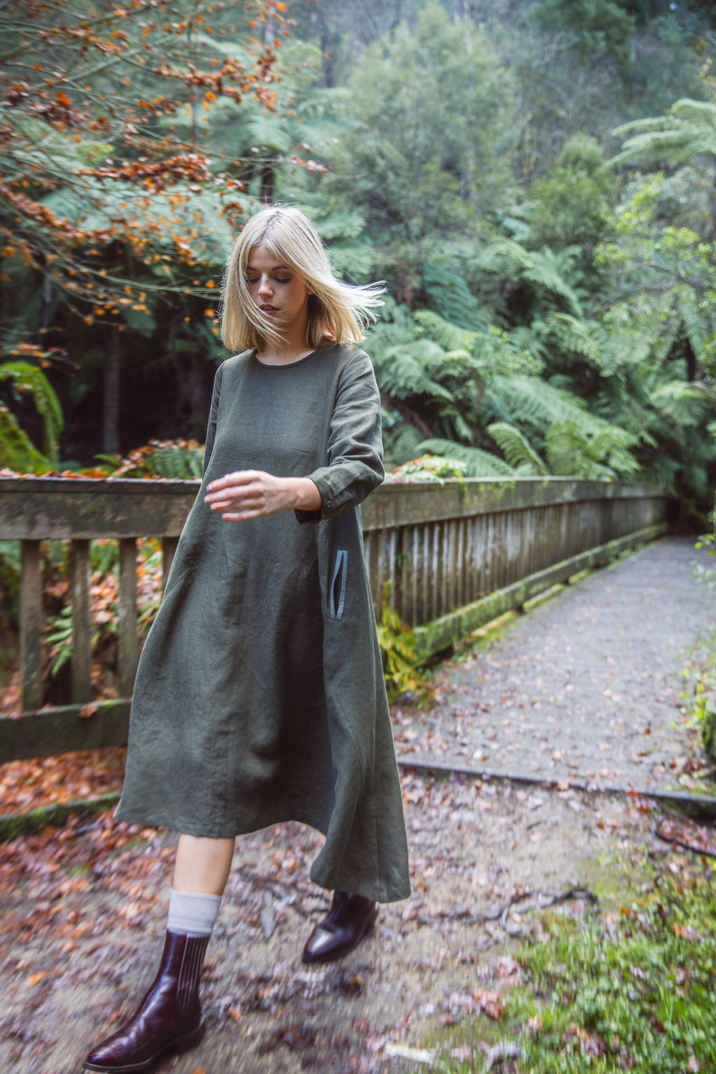 Evie Dress | Vetiver