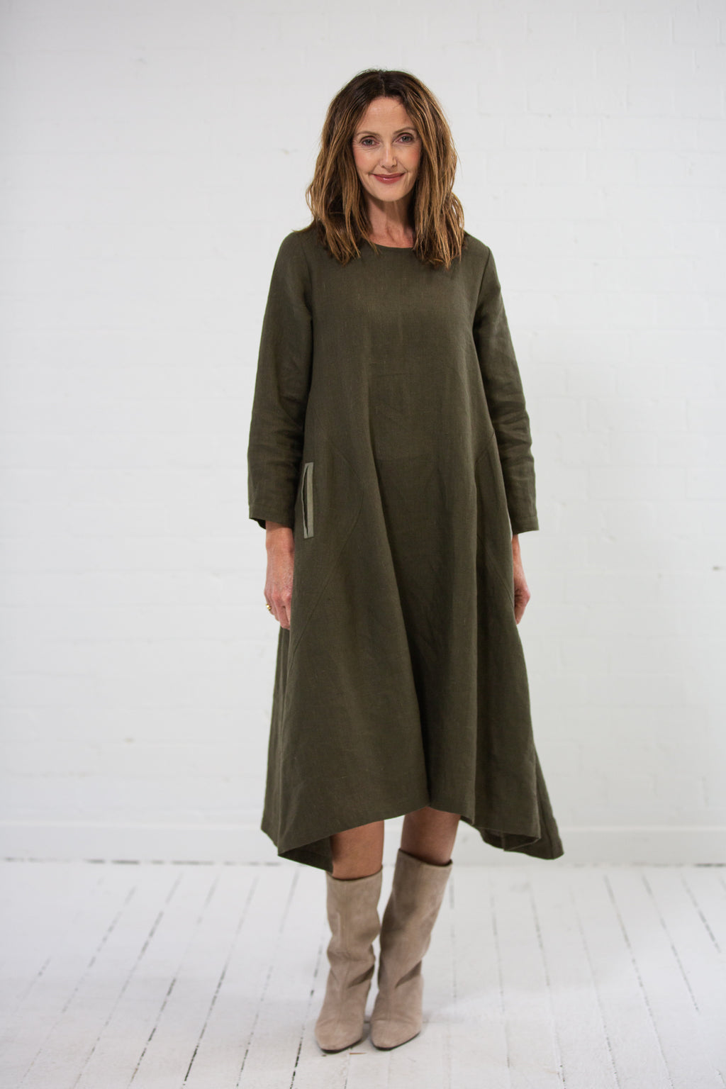 Evie Dress | Vetiver