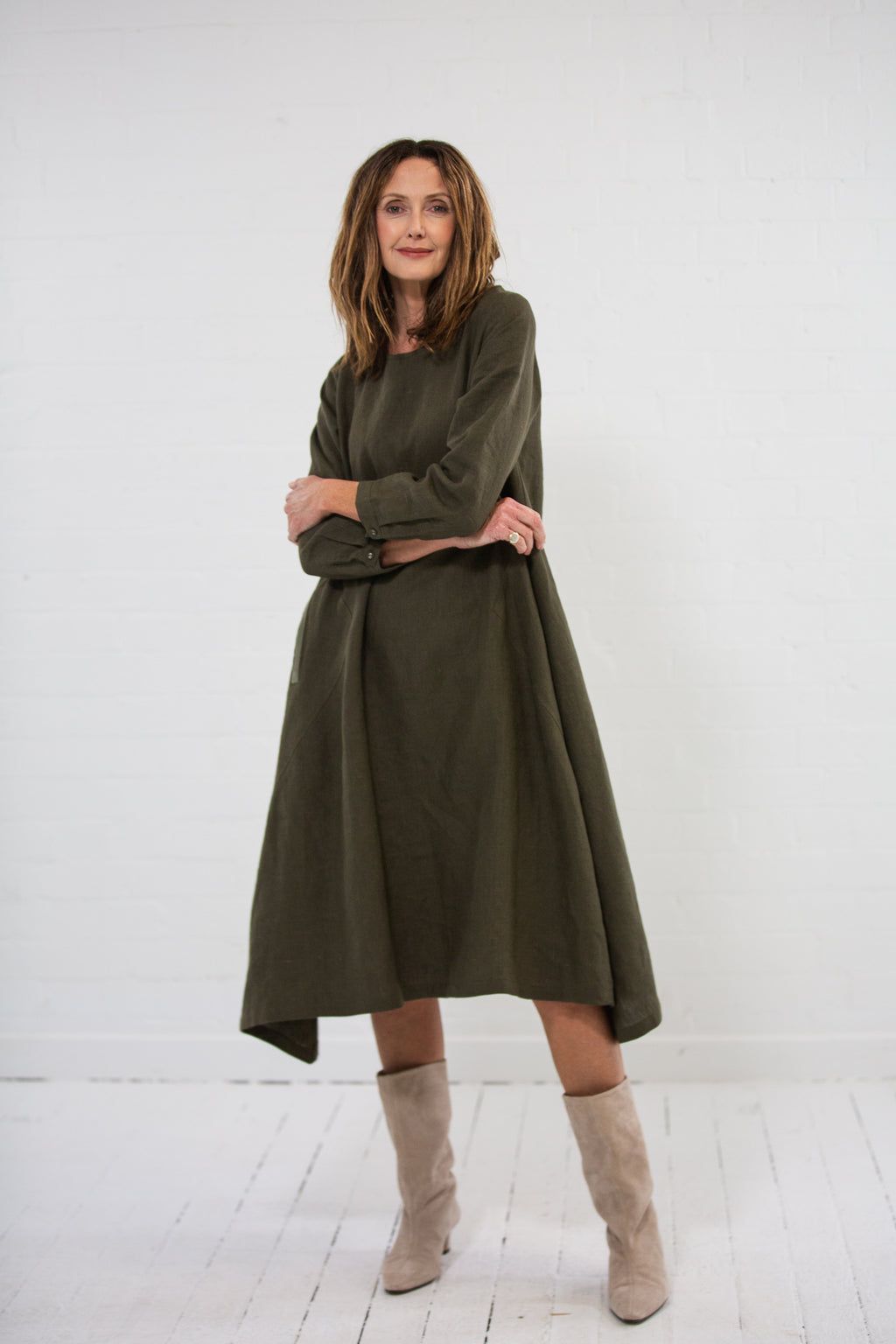 Evie Dress | Vetiver