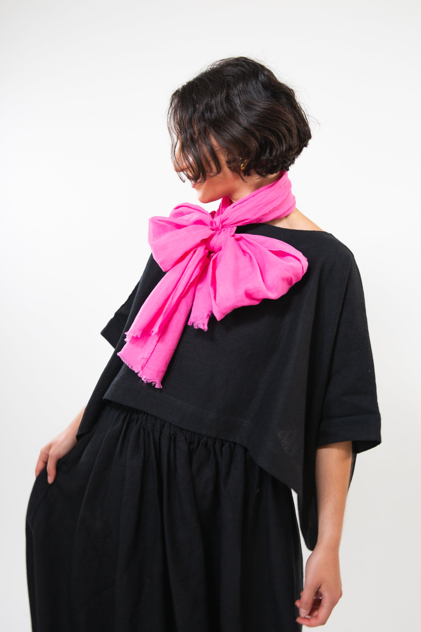 Cotton Scarf | Flamingo