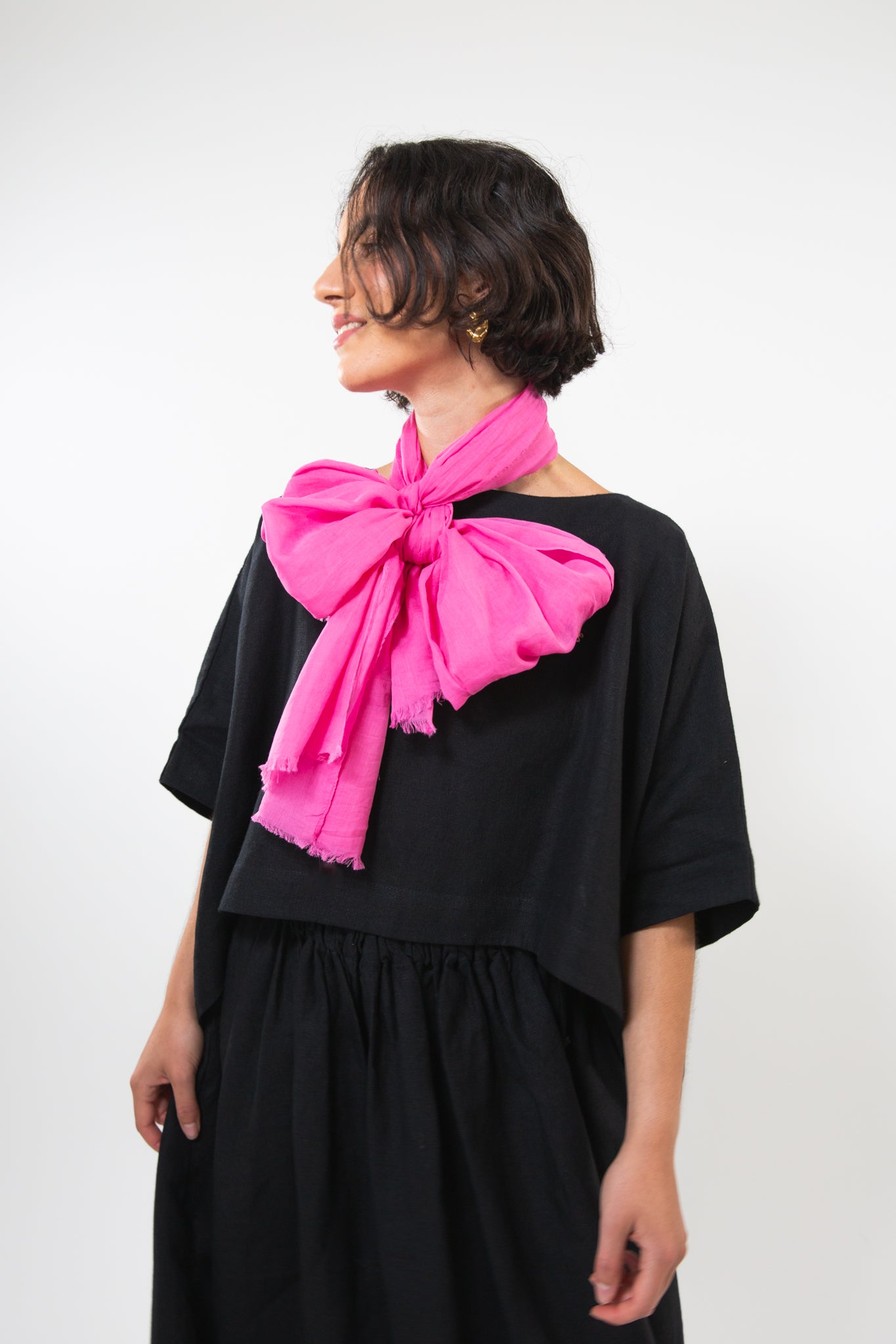 Cotton Scarf | Flamingo