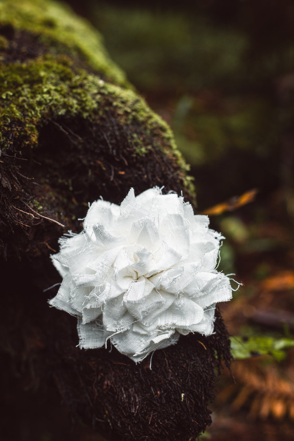 Fabric Flower Brooch | Morning Dew