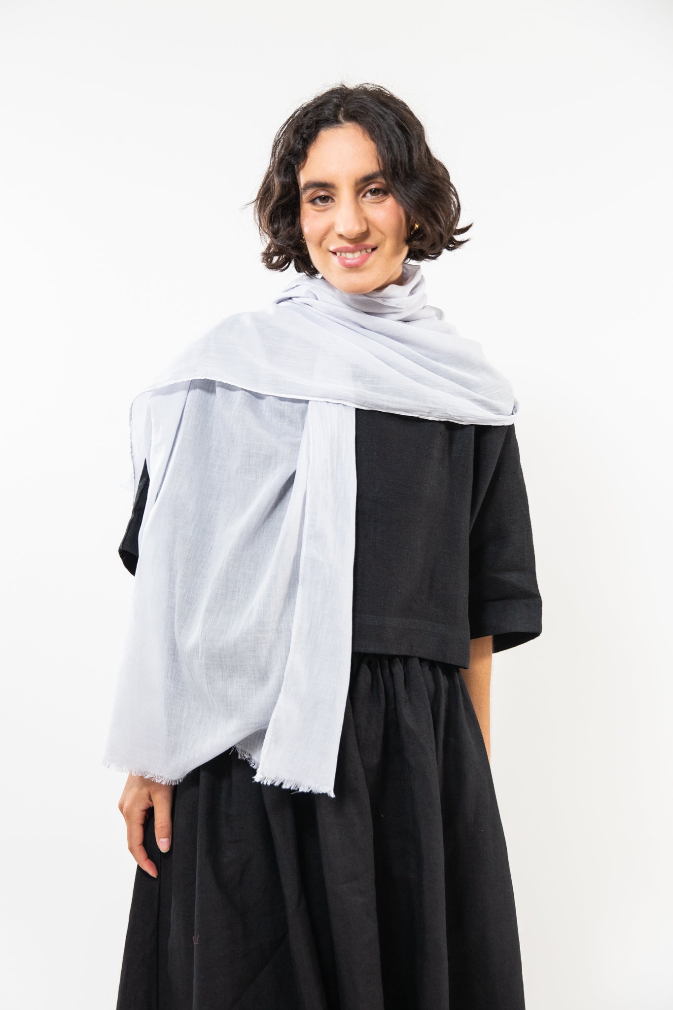 Cotton Scarf | Forget Me Not