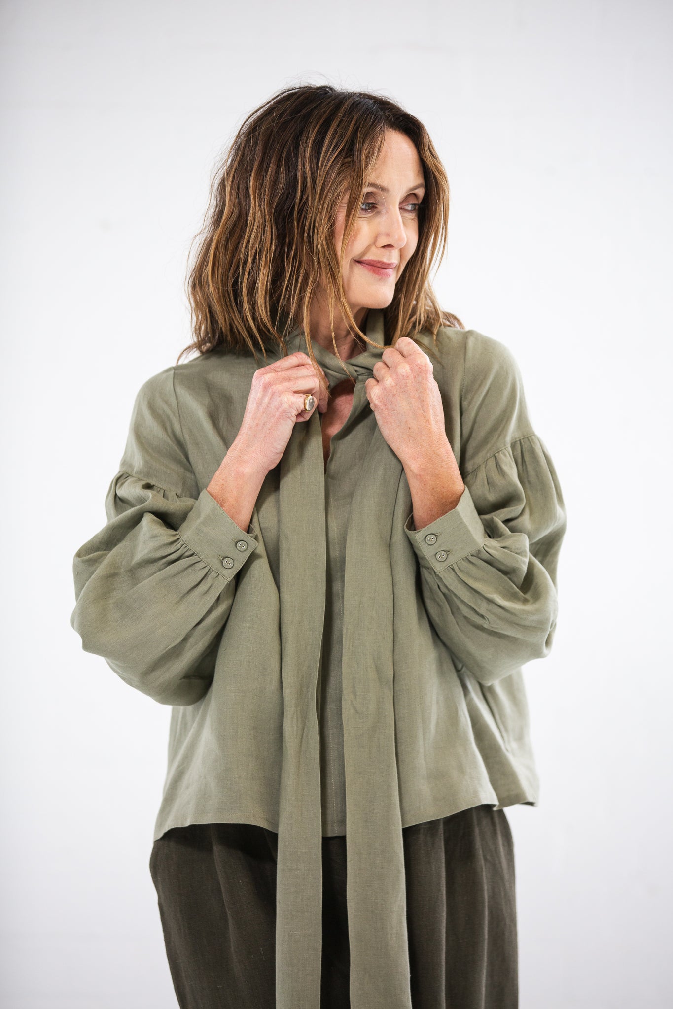 Franklin Blouse | Silver Sage