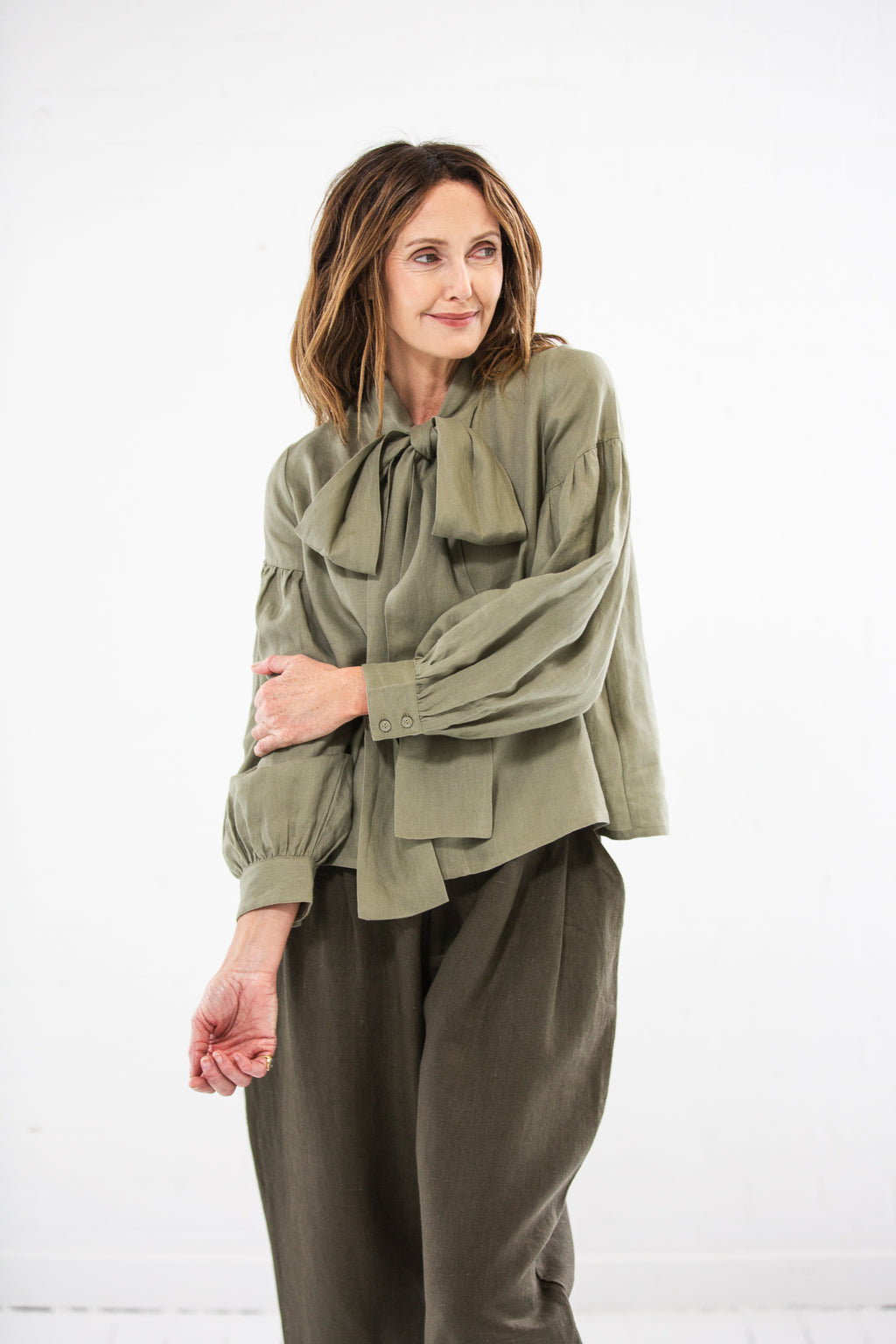 Franklin Blouse | Silver Sage