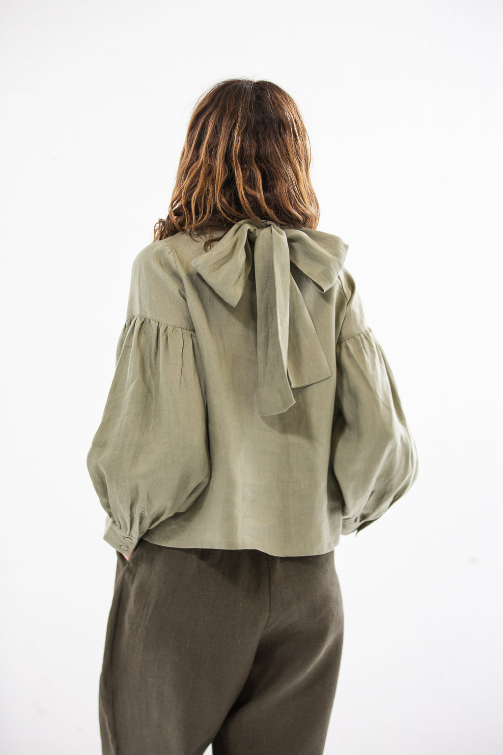 Franklin Blouse | Silver Sage