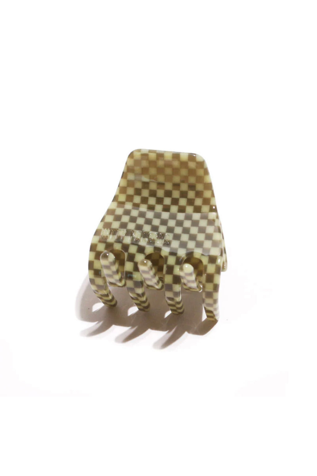 Kitty Paloma | Claw Clip | Olive Checkers Petite