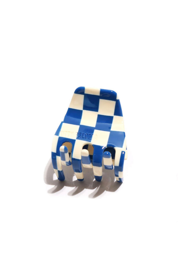 Kitty Paloma | Claw Clip | Santorini Checkers Petite