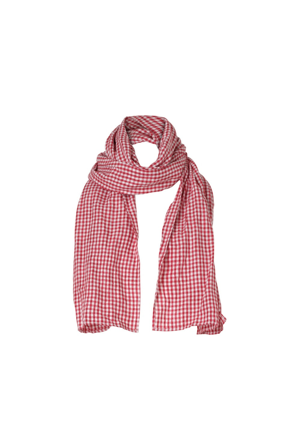 Obi Scarf | Red Gingham