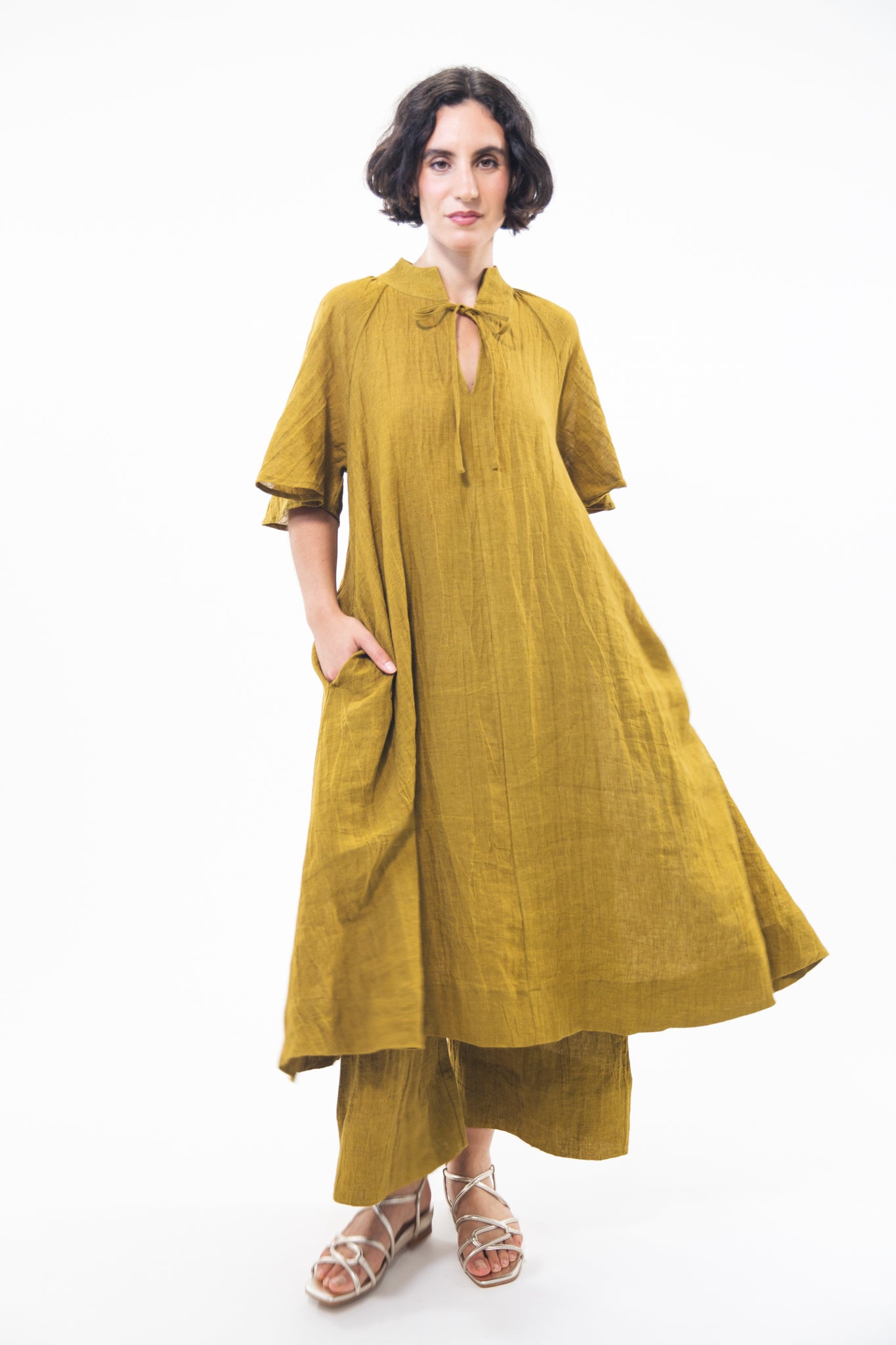 Gaynor Dress | Antique Moss