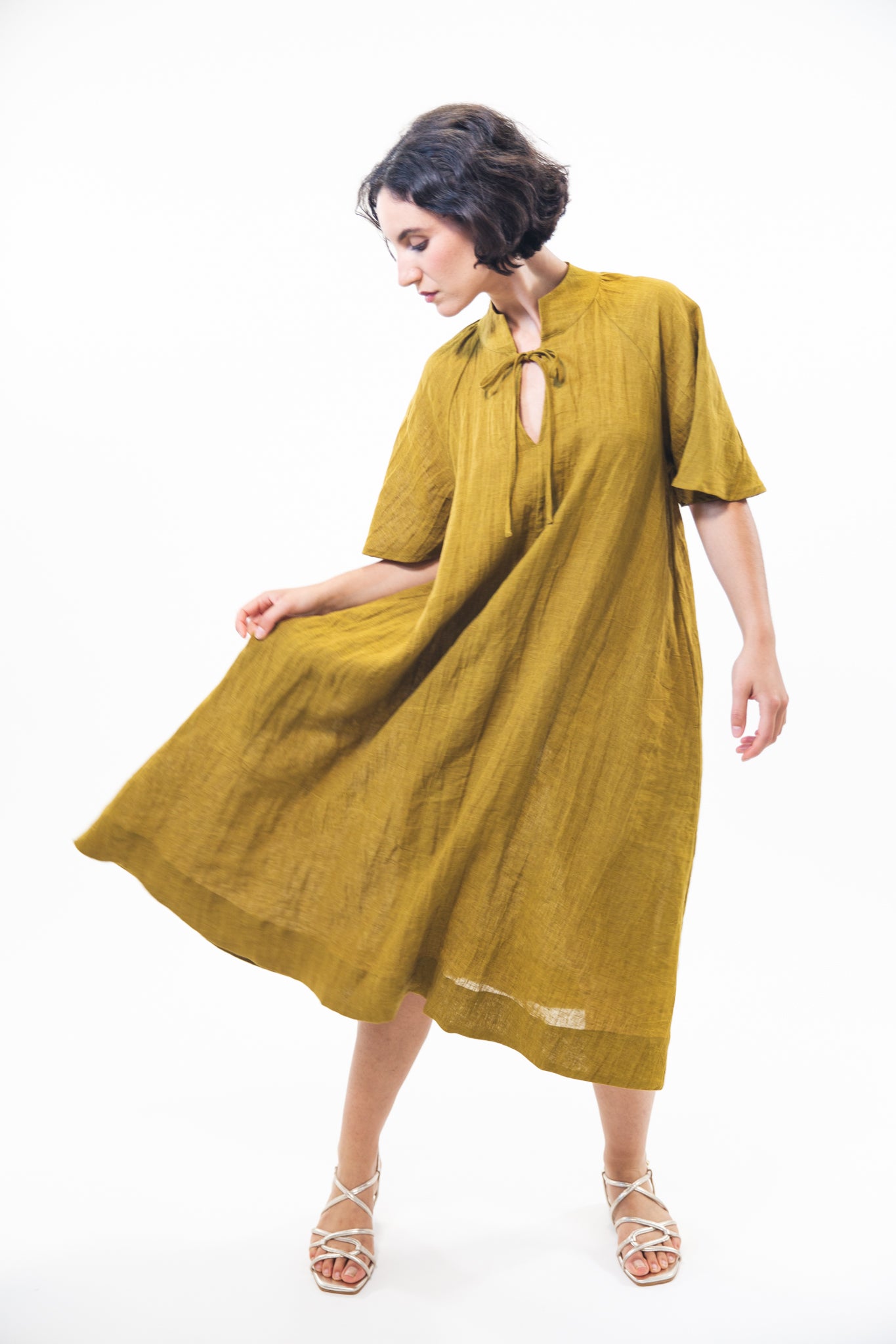 Gaynor Dress | Antique Moss