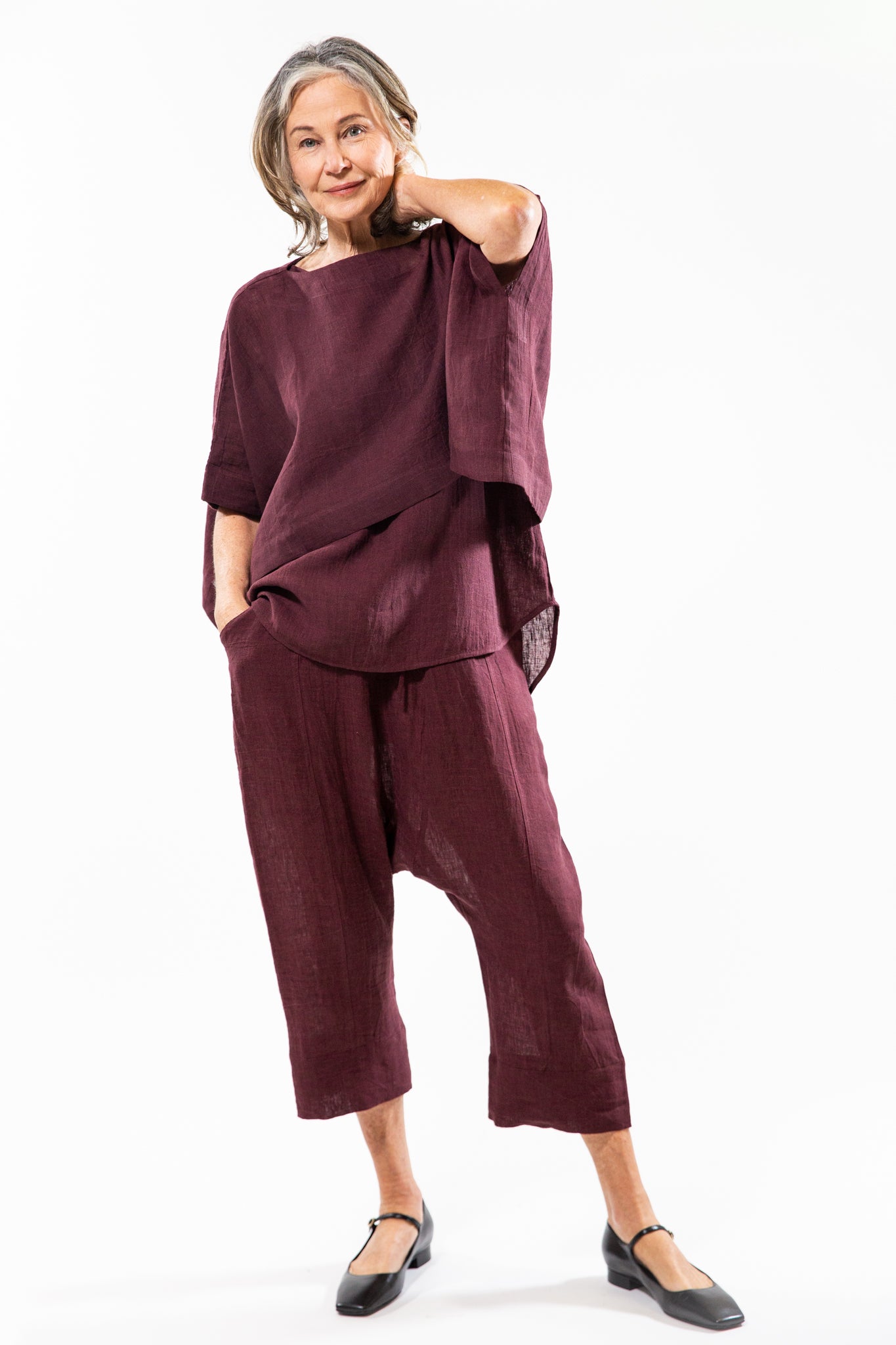 Ginza Pant | Merlot