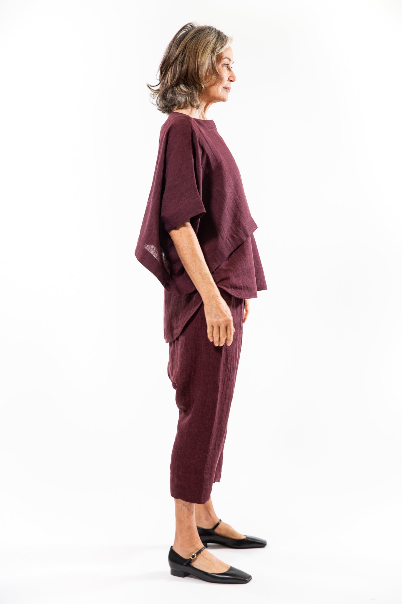 Ginza Pant | Merlot