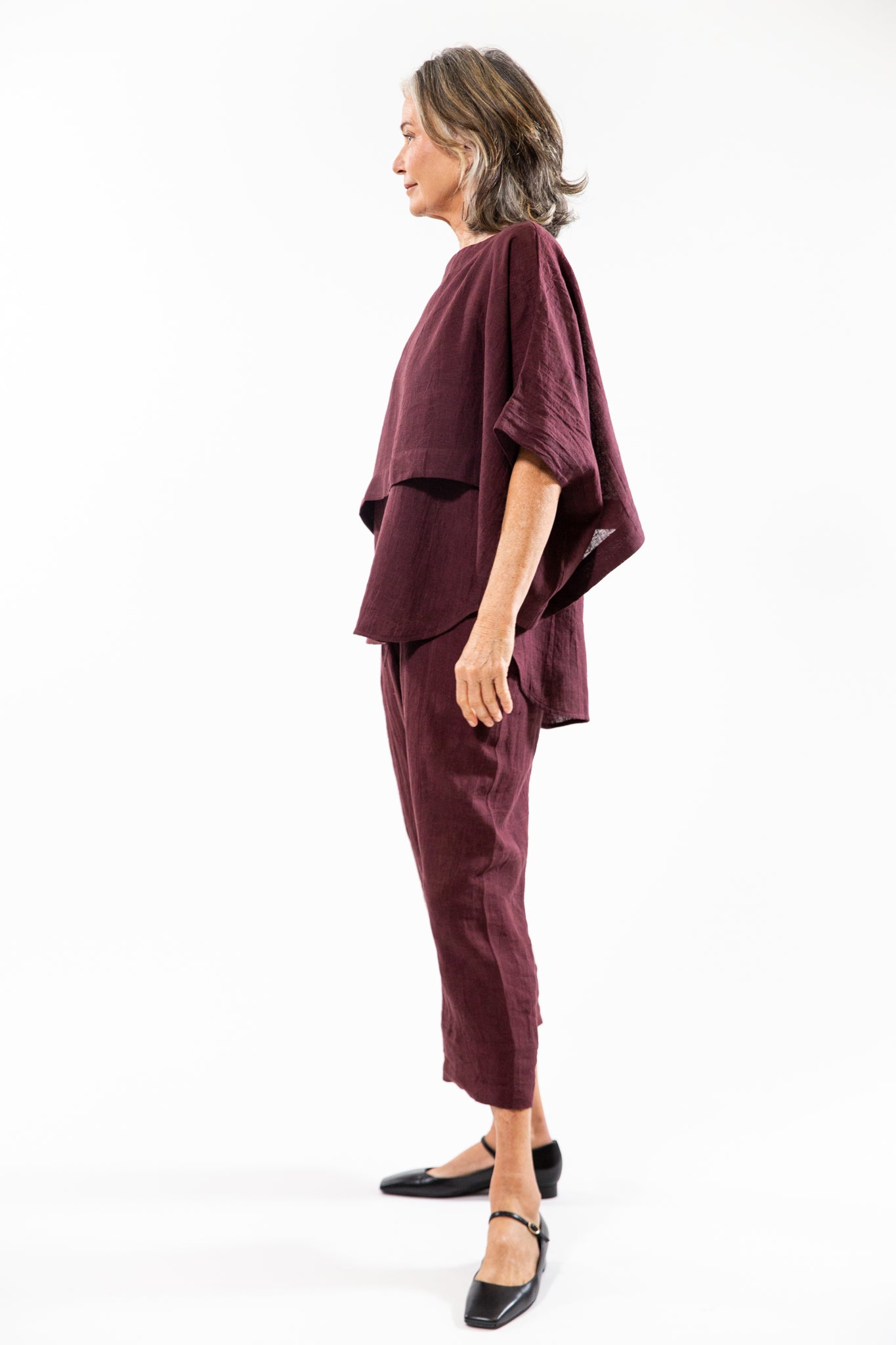 Ginza Pant | Merlot