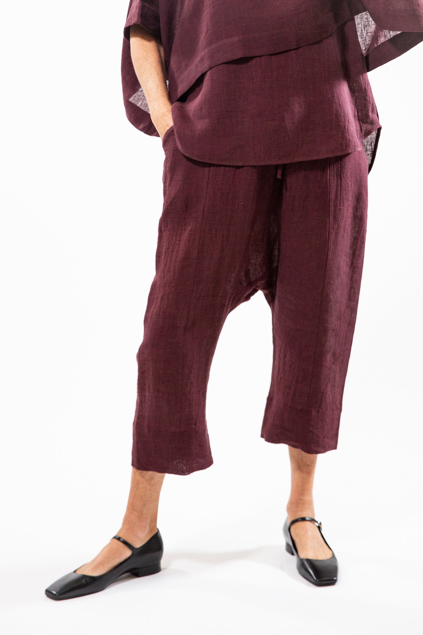 Ginza Pant | Merlot