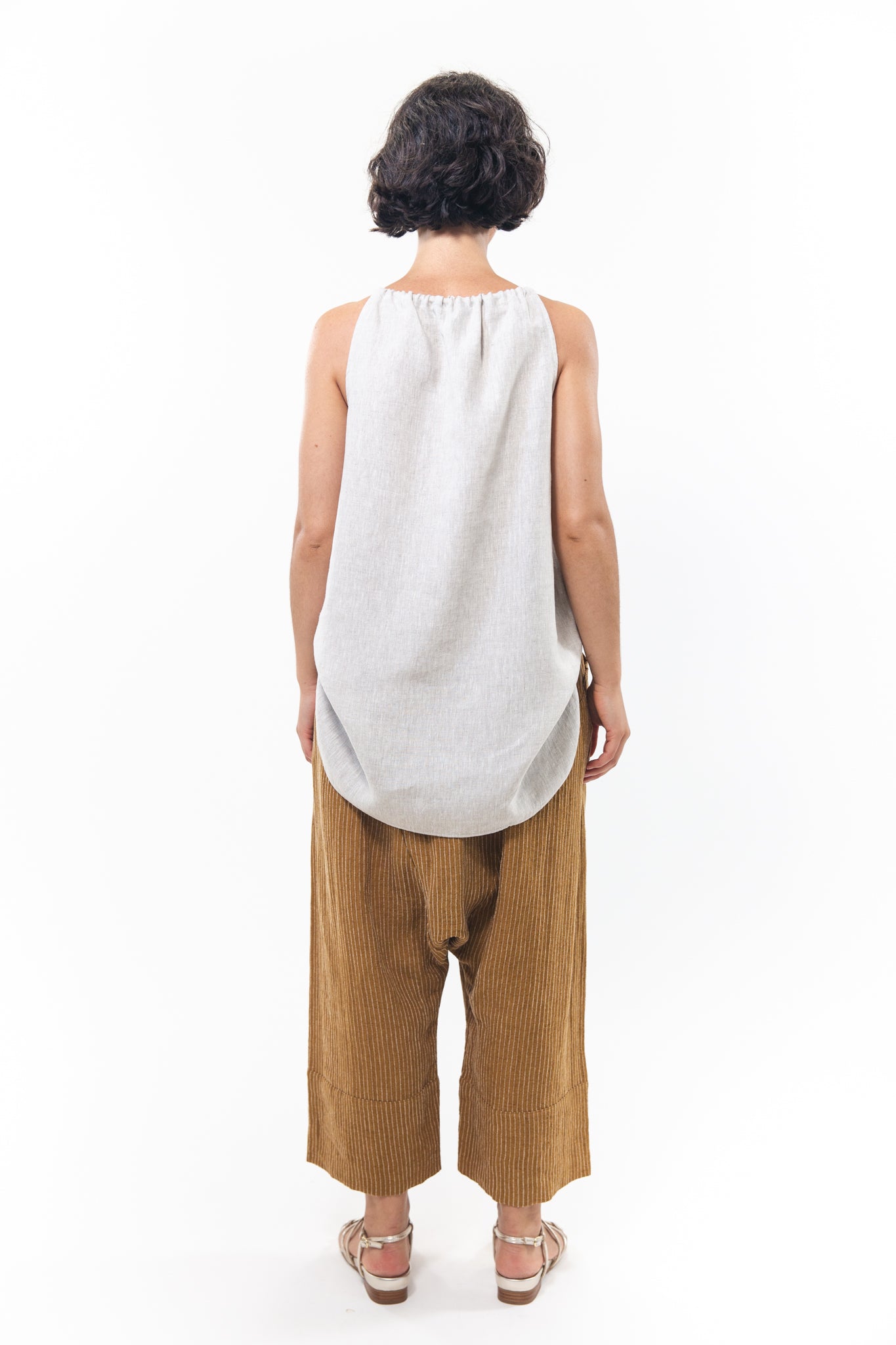 Ginza Pant | Ochre Stripe