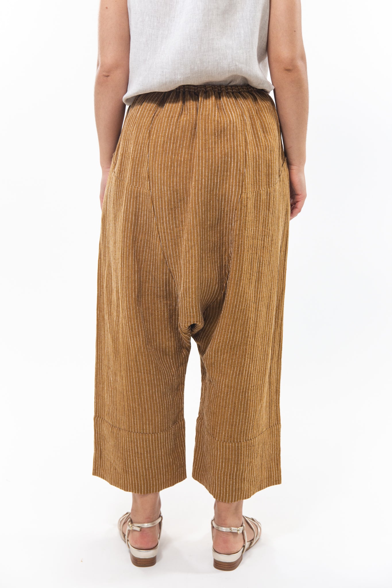 Ginza Pant | Ochre Stripe