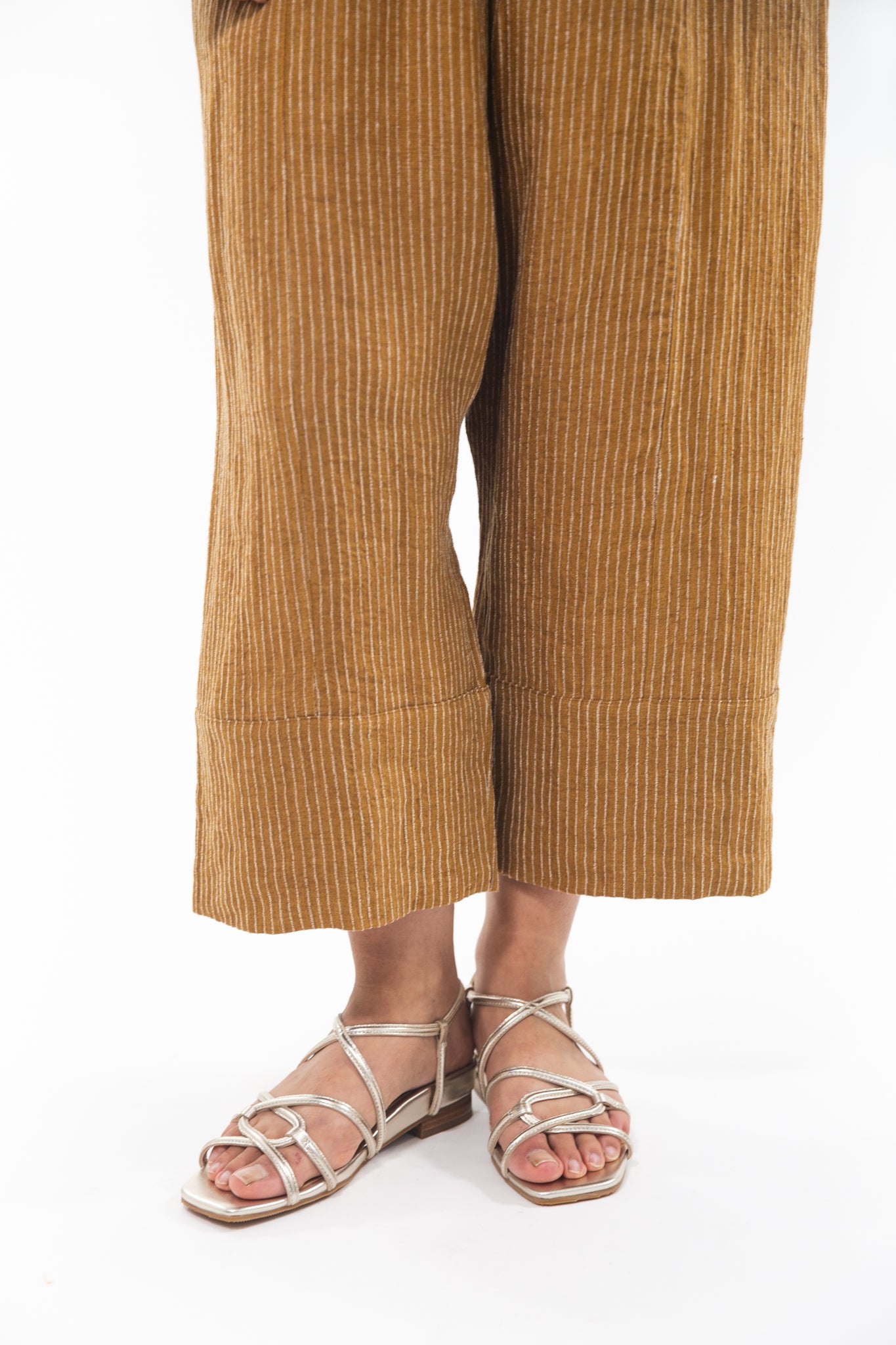 Ginza Pant | Ochre Stripe